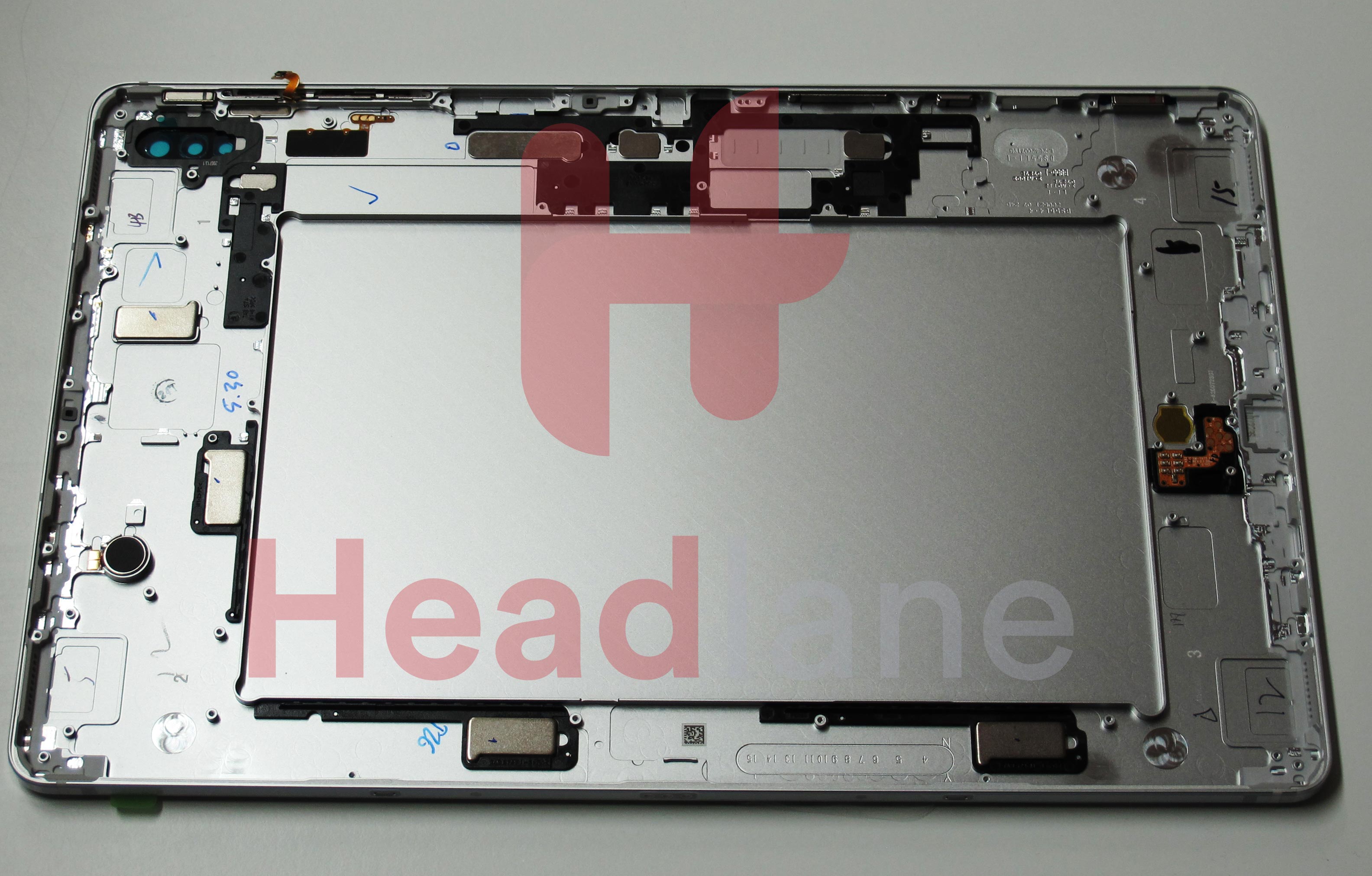 Samsung SM-T970 SM-T976 Galaxy Tab S7+ 12.4&quot; Back Cover - Silver