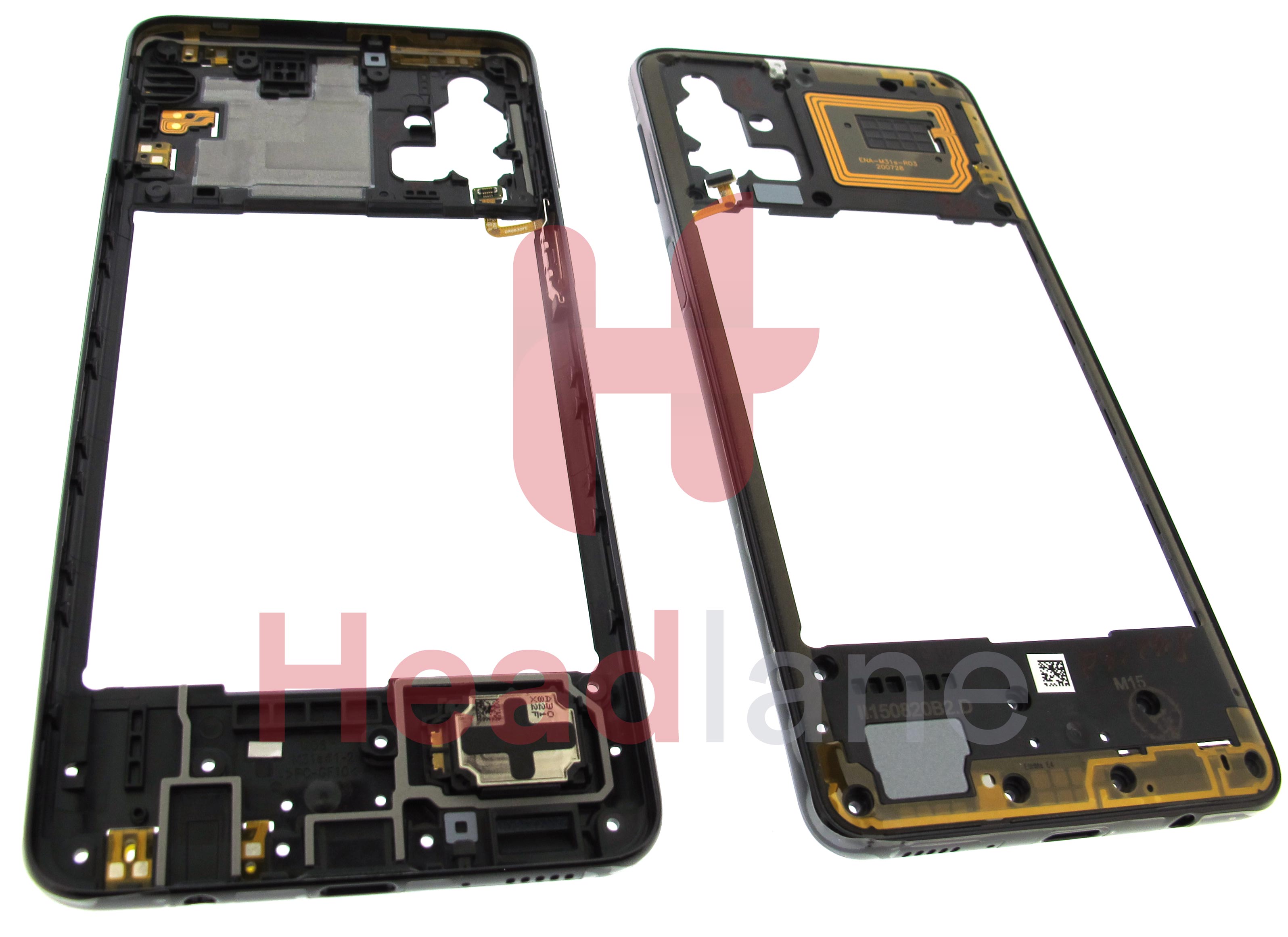 Samsung SM-M317 Galaxy M31s Middle Cover / Chassis - Black