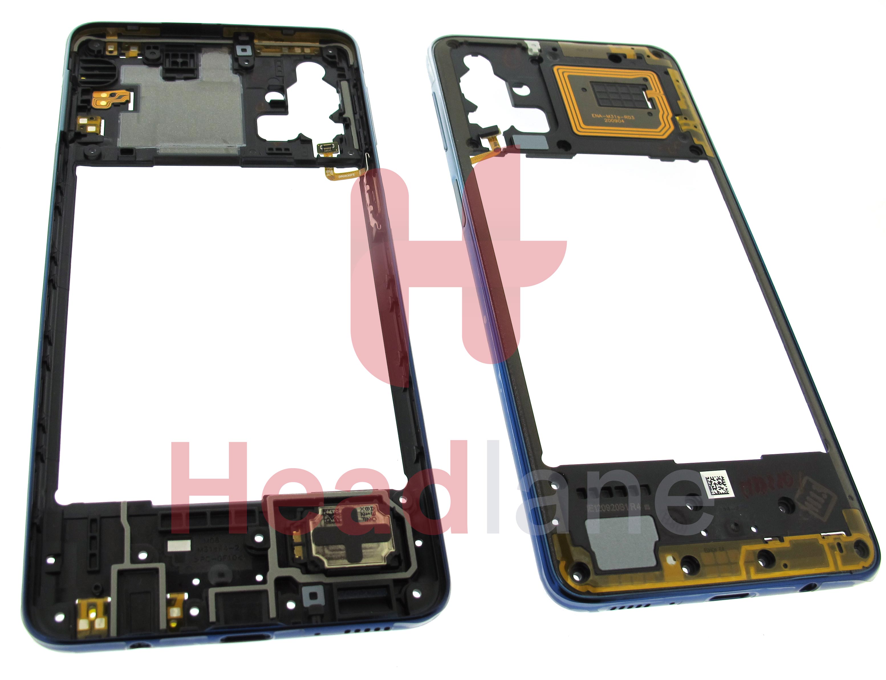 Samsung SM-M317 Galaxy M31s Middle Cover / Chassis - Blue