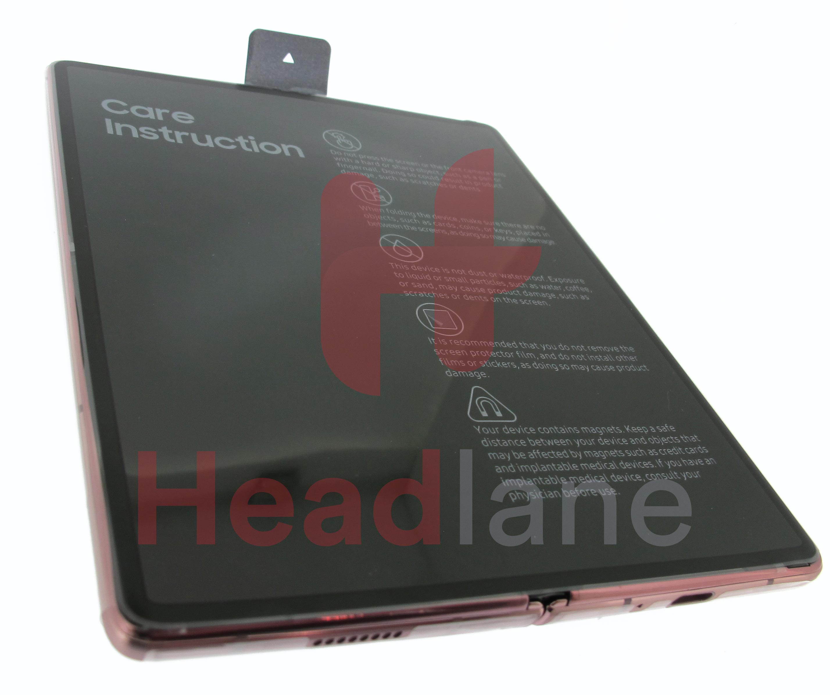 Samsung SM-F916 Galazy Z Fold2 5G LCD Display / Screen + Touch - Mystic Bronze (Gold Hinge)