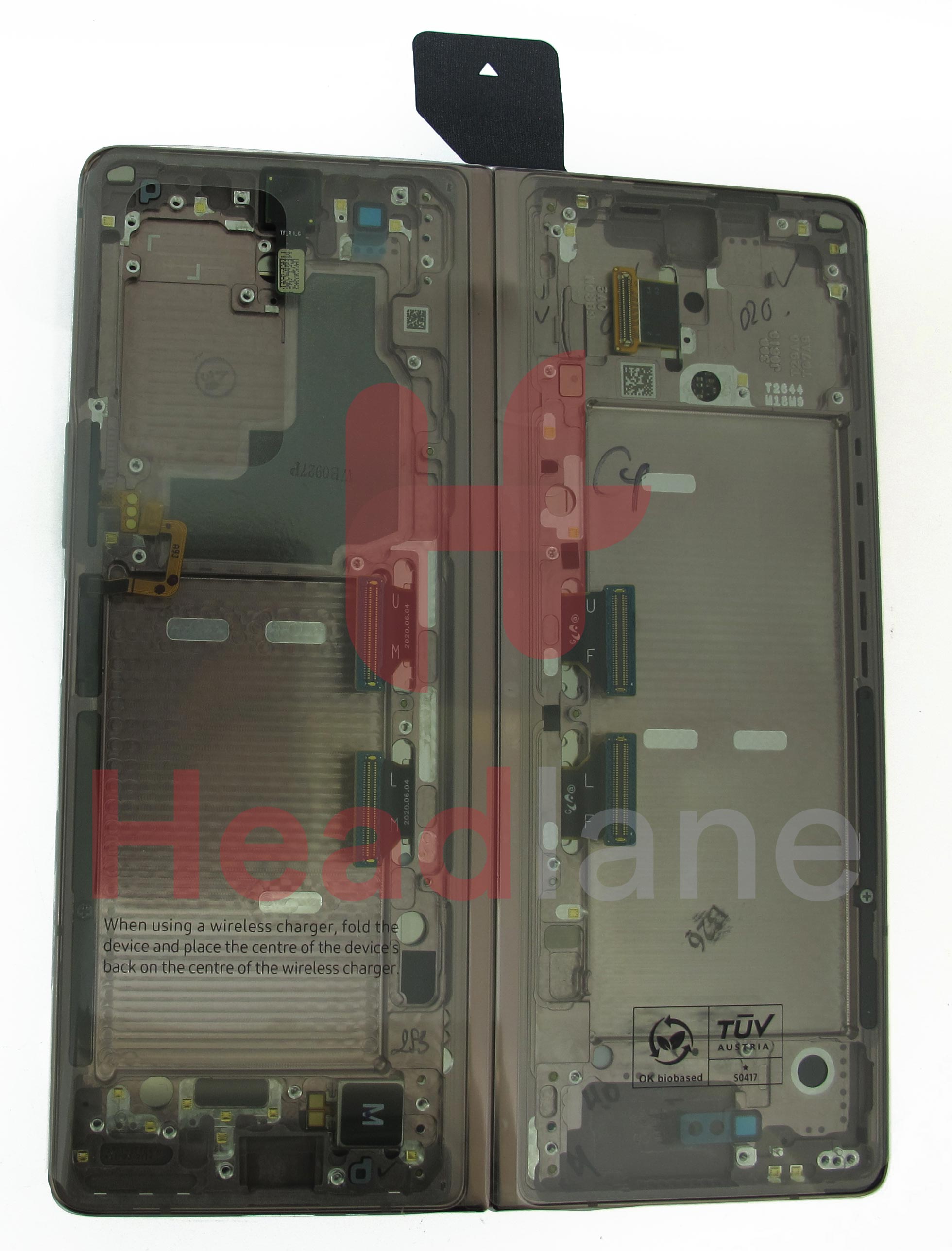 Samsung SM-F916 Galazy Z Fold2 5G LCD Display / Screen + Touch - Mystic Bronze (Gold Hinge)