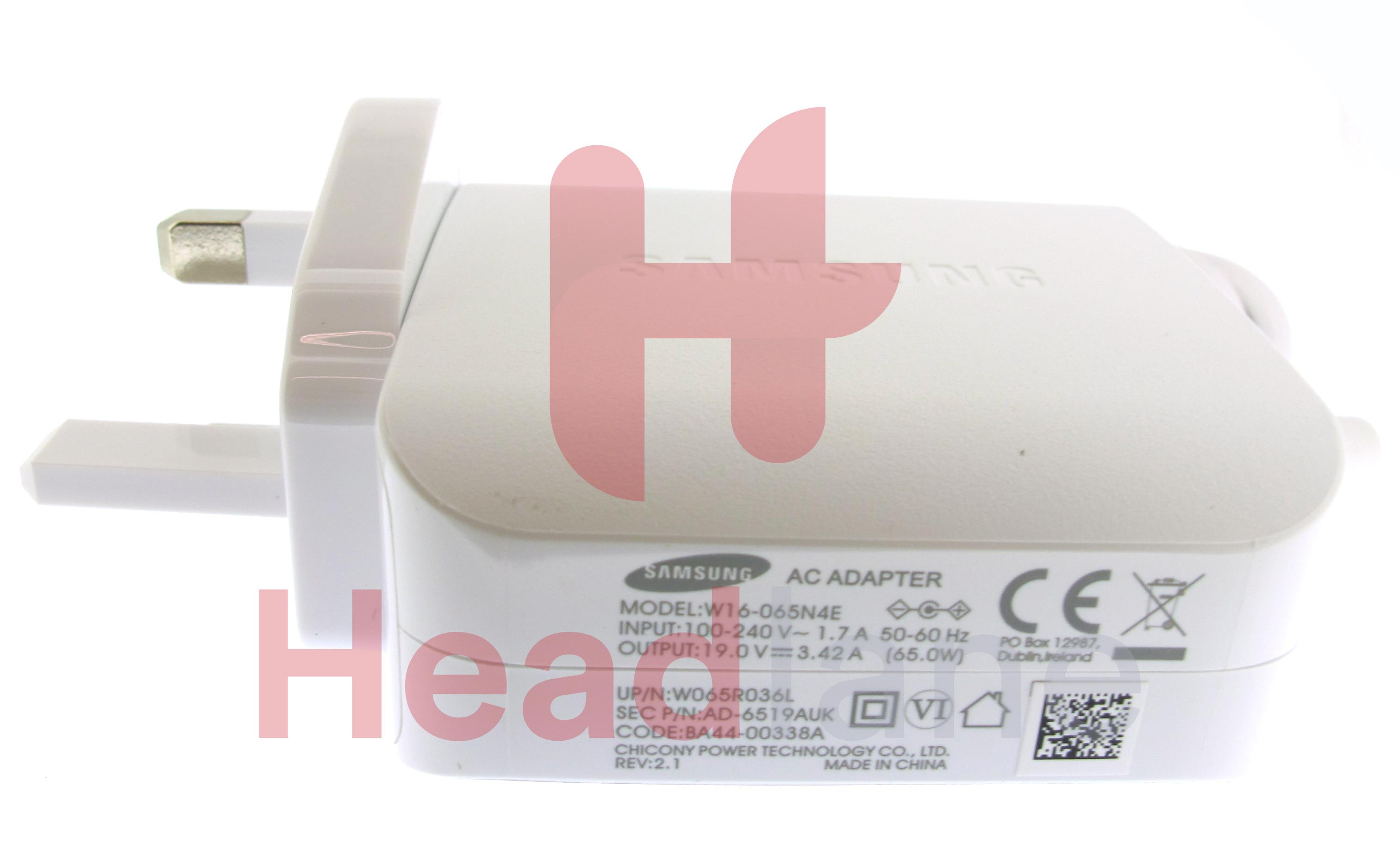 Samsung NP950XCJ Galaxy Book ION 15&quot; AC Adaptor / Charger 19V 3.42A W065R036L