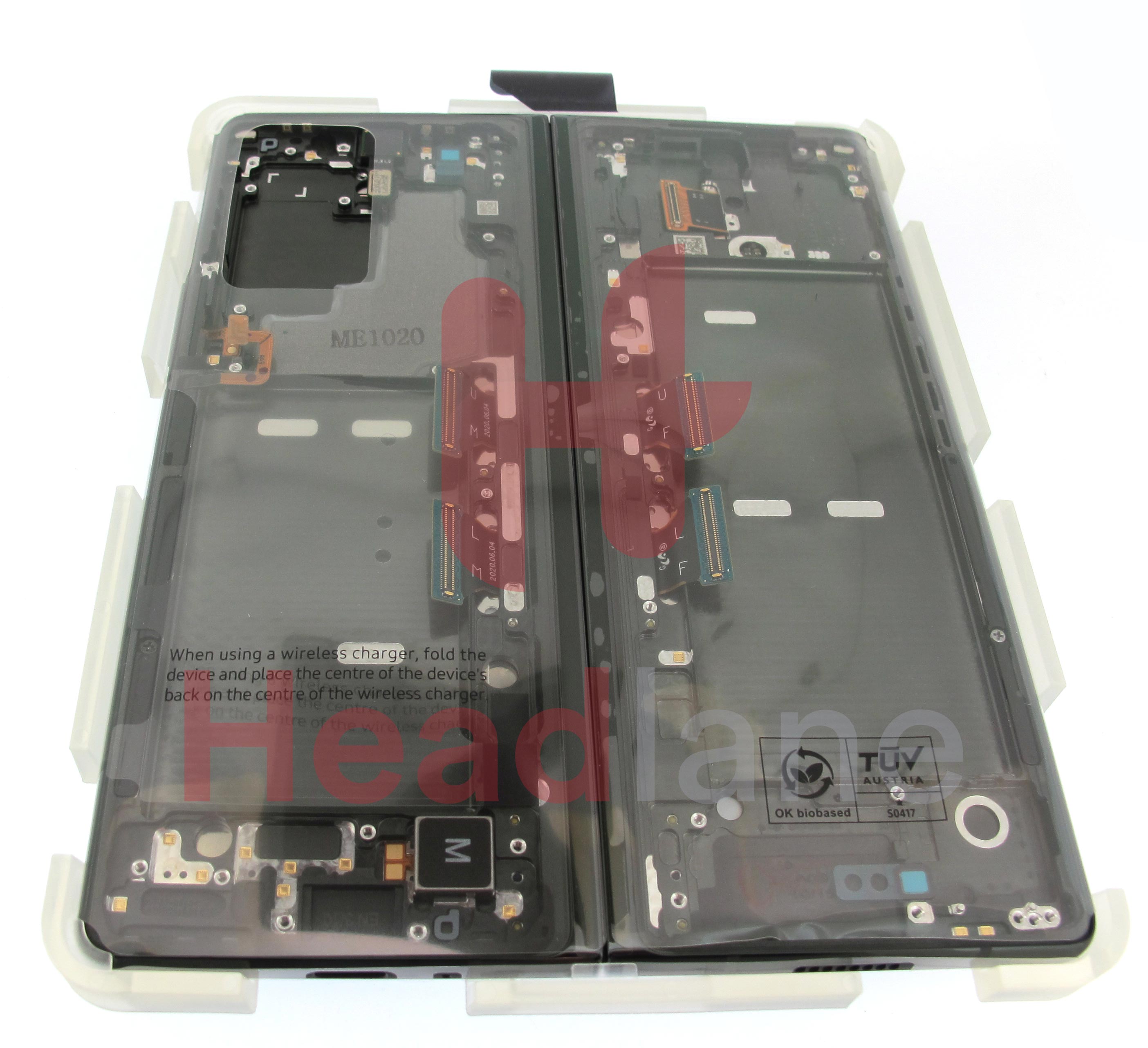 Samsung SM-F916 Galazy Z Fold2 5G LCD Display / Screen + Touch - Mystic Black (Black Hinge)