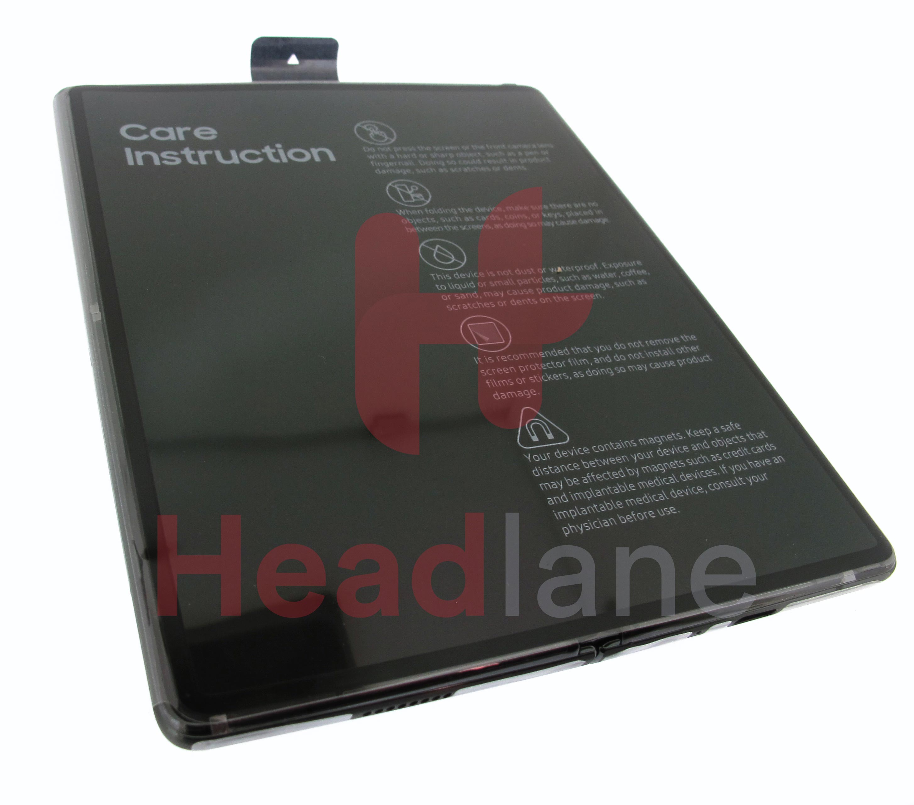 Samsung SM-F916 Galazy Z Fold2 5G LCD Display / Screen + Touch - Mystic Black (Black Hinge)