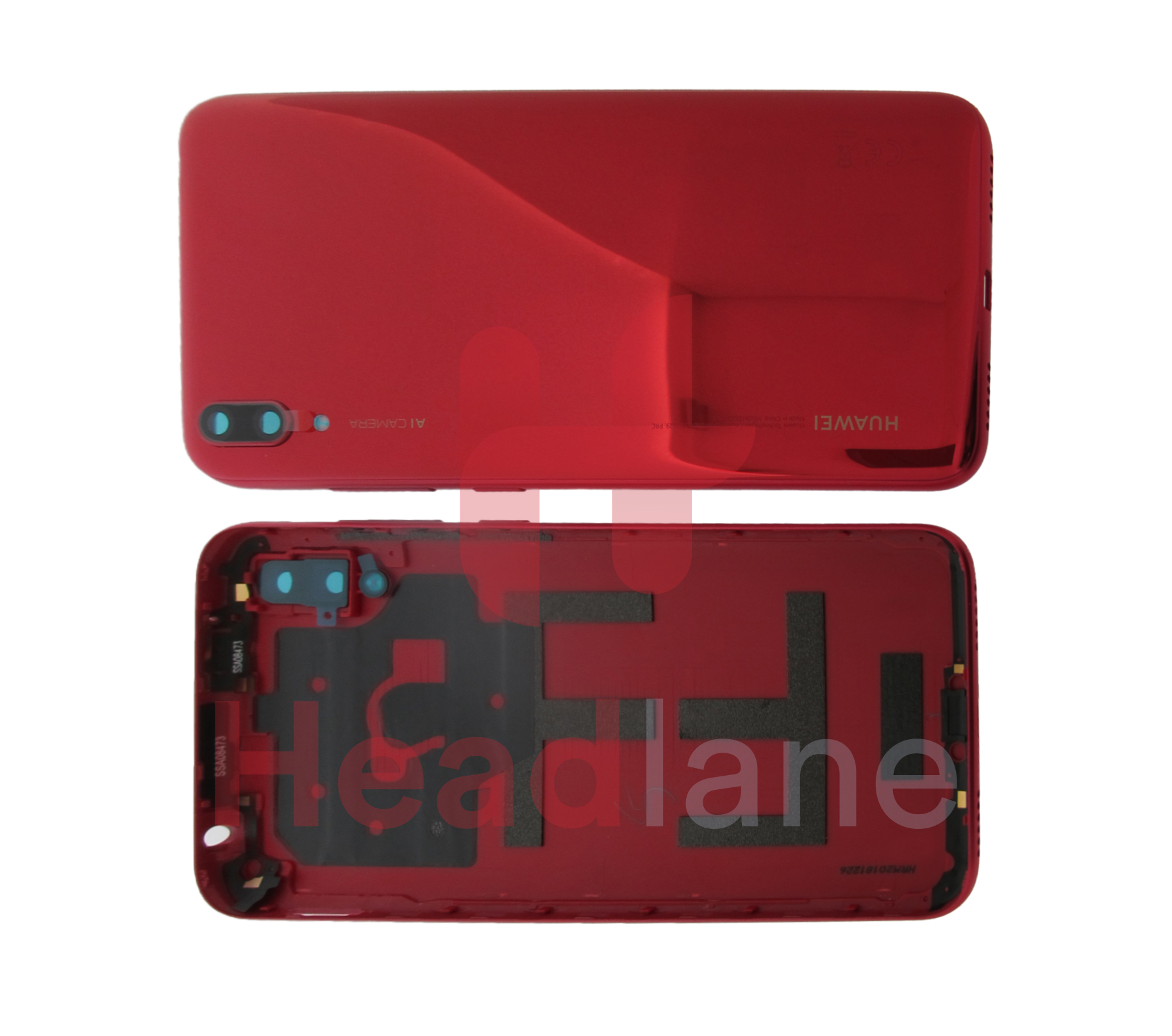 Huawei Y7 (2019) Back / Battery Cover - Red