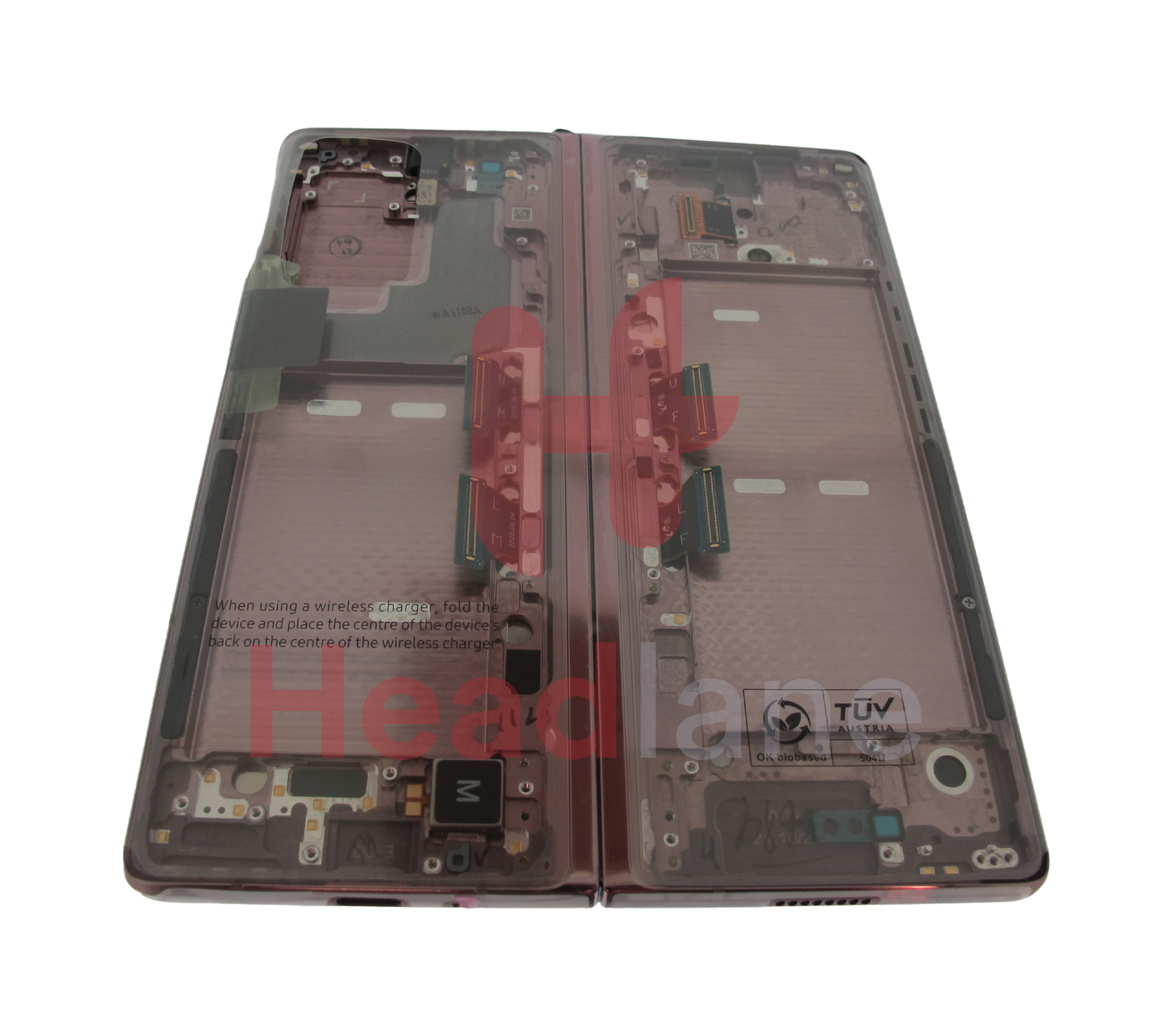 Samsung SM-F916 Galaxy Z Fold2 5G LCD Display / Screen + Touch - Mystic Bronze (Blue Hinge)