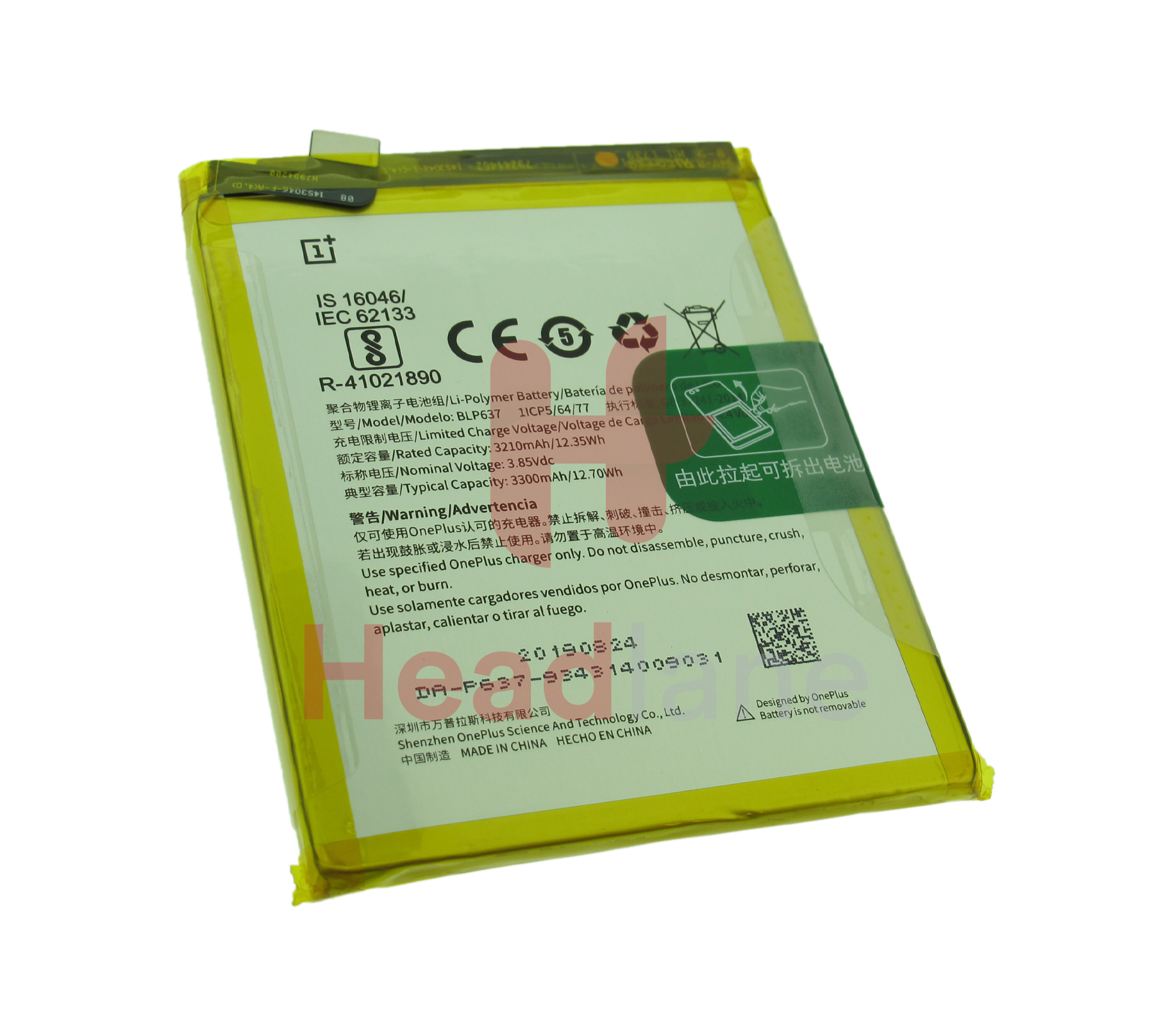 OnePlus 5 / 5T BLP637 3300mAh Internal Battery