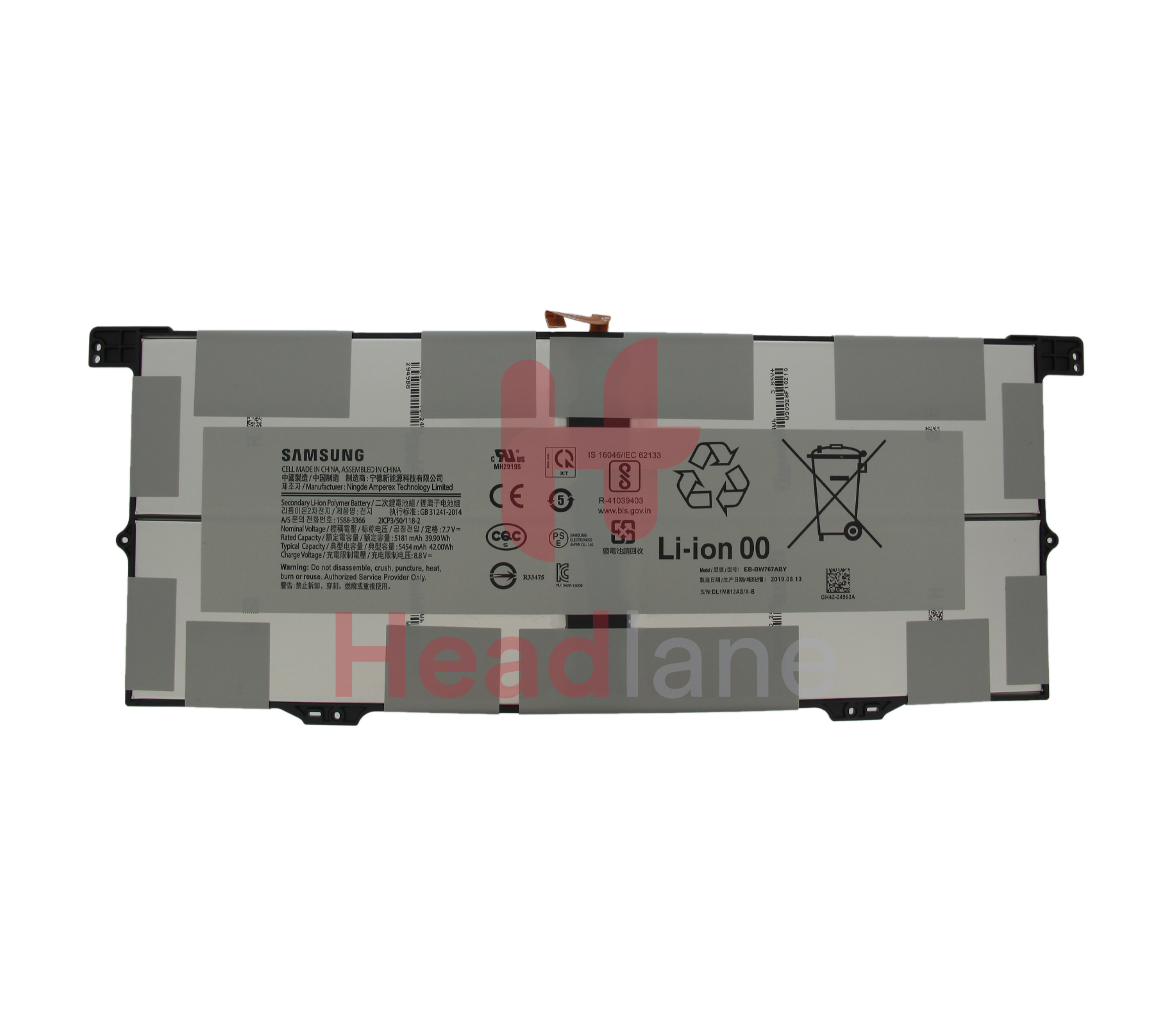 Samsung SM-W767 / NP767 Galaxy Book S EB-BW767ABY Internal Battery