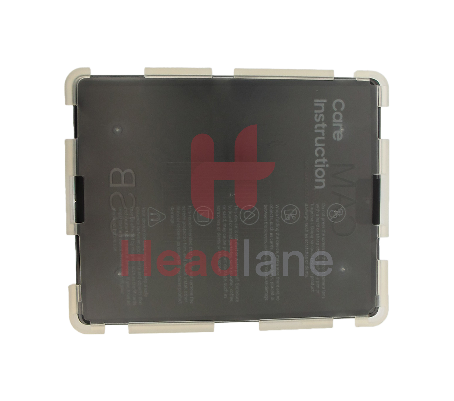 Samsung SM-F916 Galaxy Z Fold2 5G LCD Display / Screen + Touch - Mystic Black (Red Hinge)