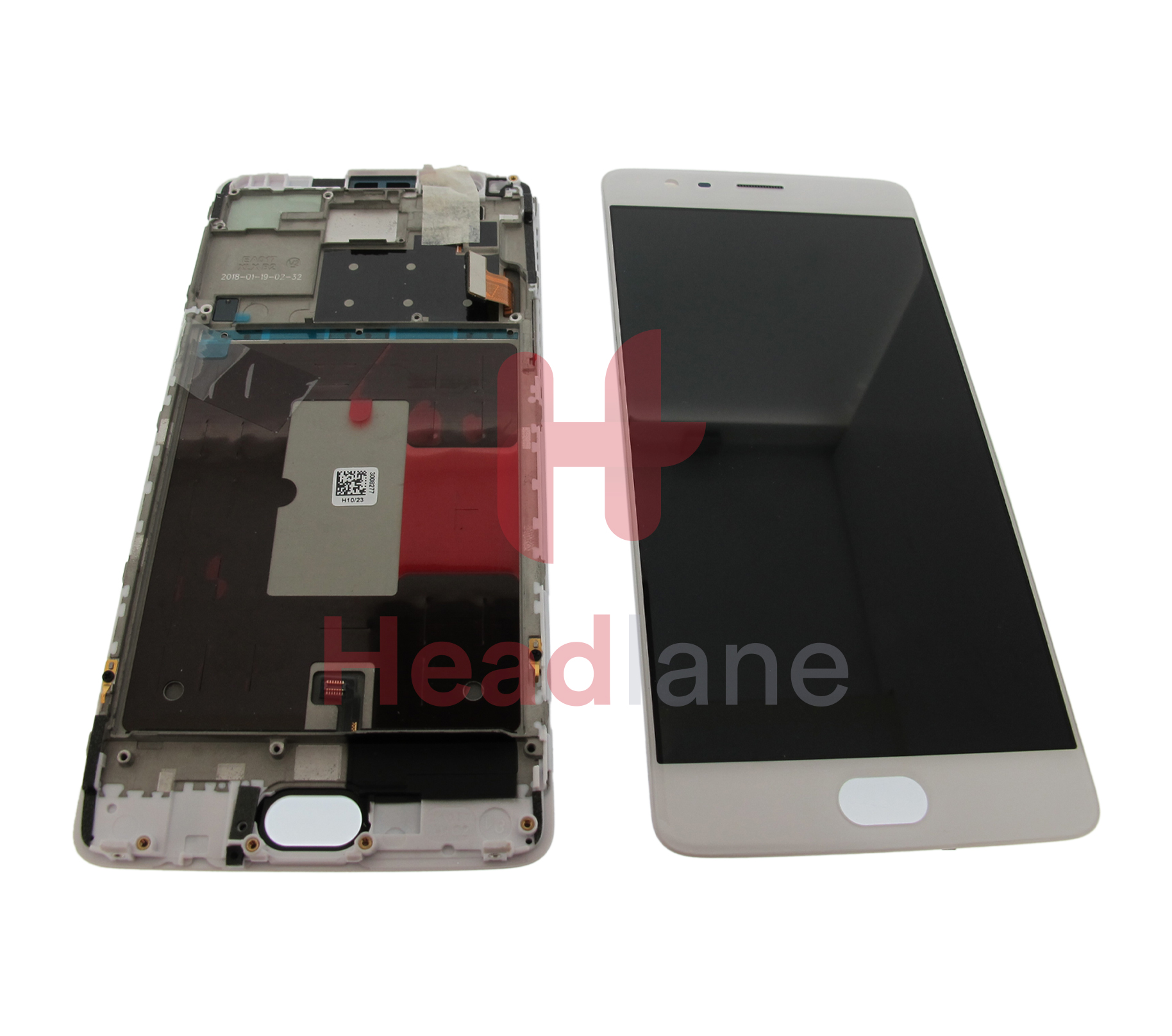  OnePlus 3 / 3T LCD Display / Screen + Touch - White