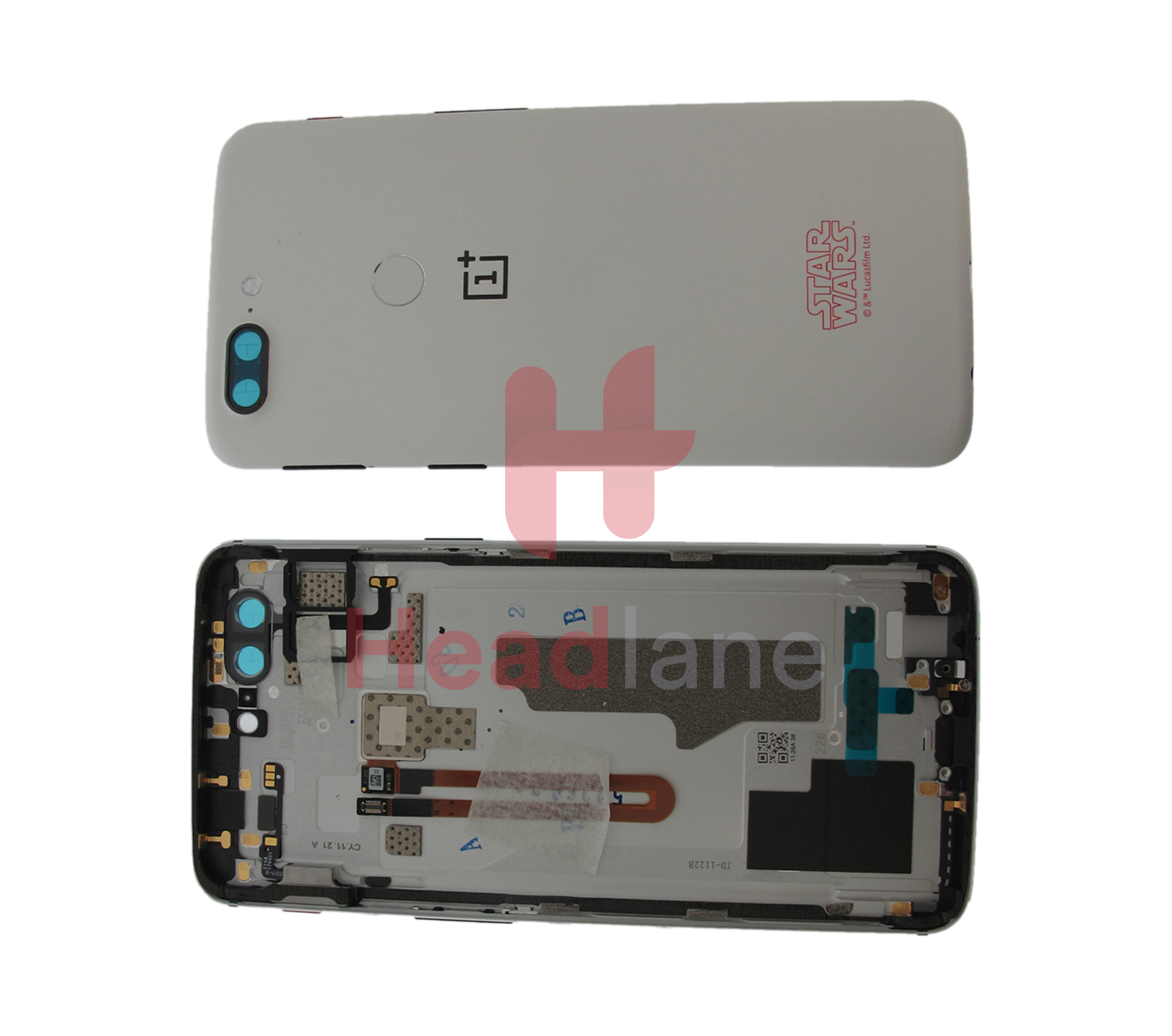 OnePlus 5T Back / Battery Cover - White (Star Wars Edition)