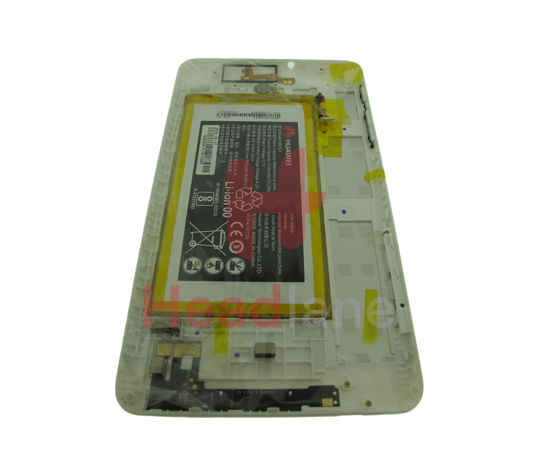 Huawei MediaPad T2 7.0&quot; Back / Battery Cover + Battery - Silver