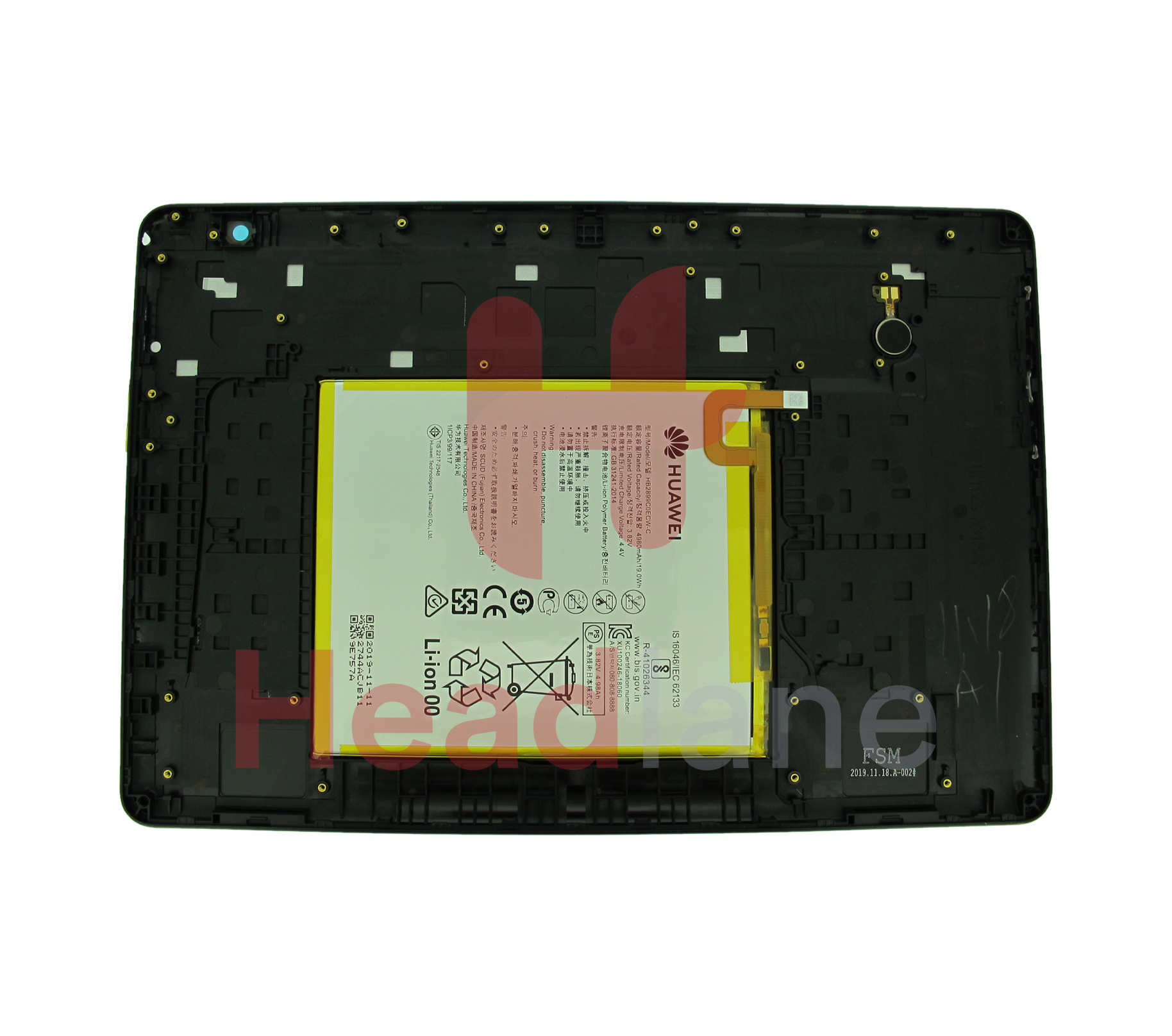 Huawei MediaPad T5 10.1&quot; Back / Battery Cover + Battery - Black