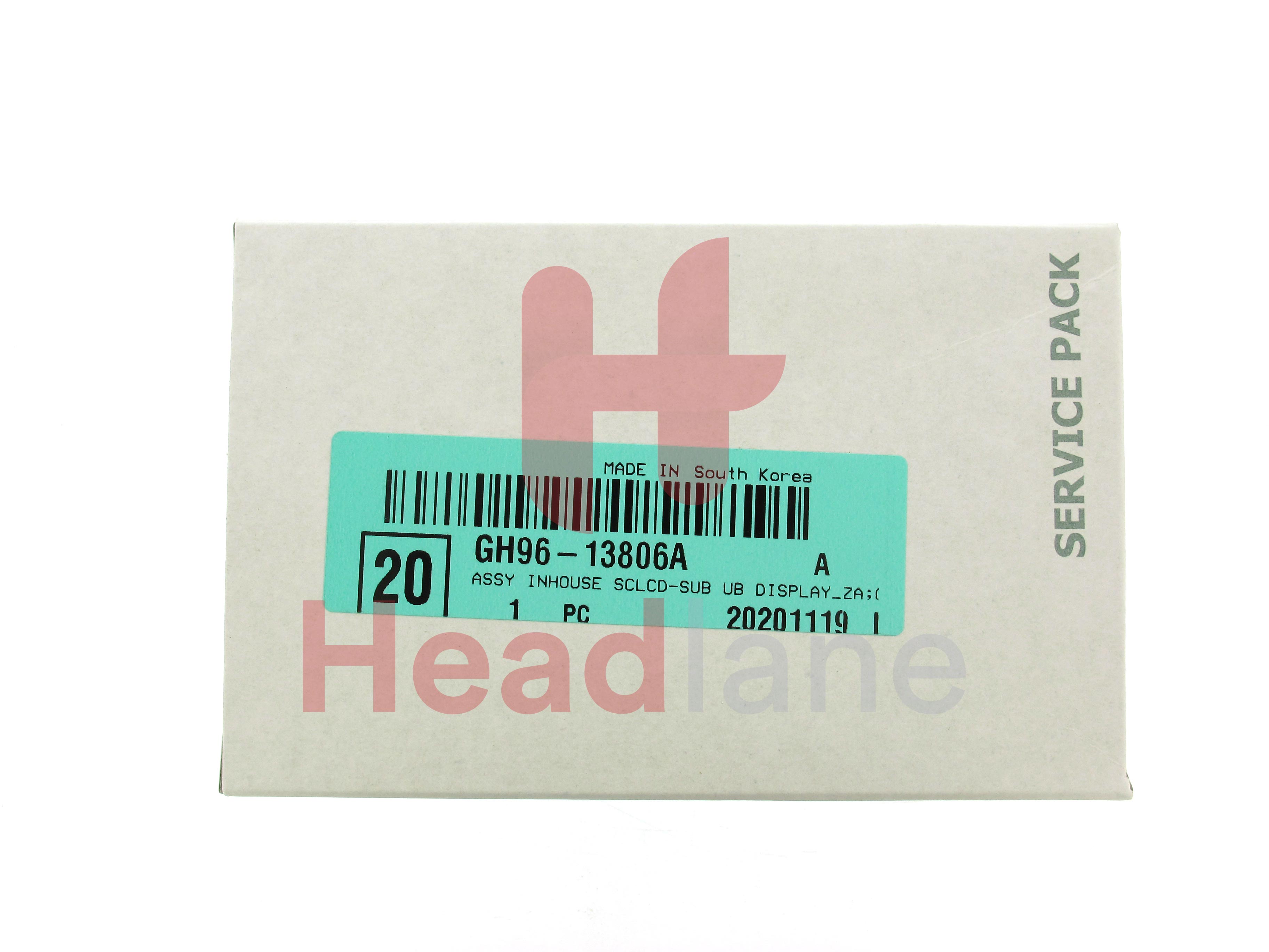 Samsung SM-F707 Galaxy Z Flip 5G Outer LCD Display / Screen + Touch - Mystic Grey