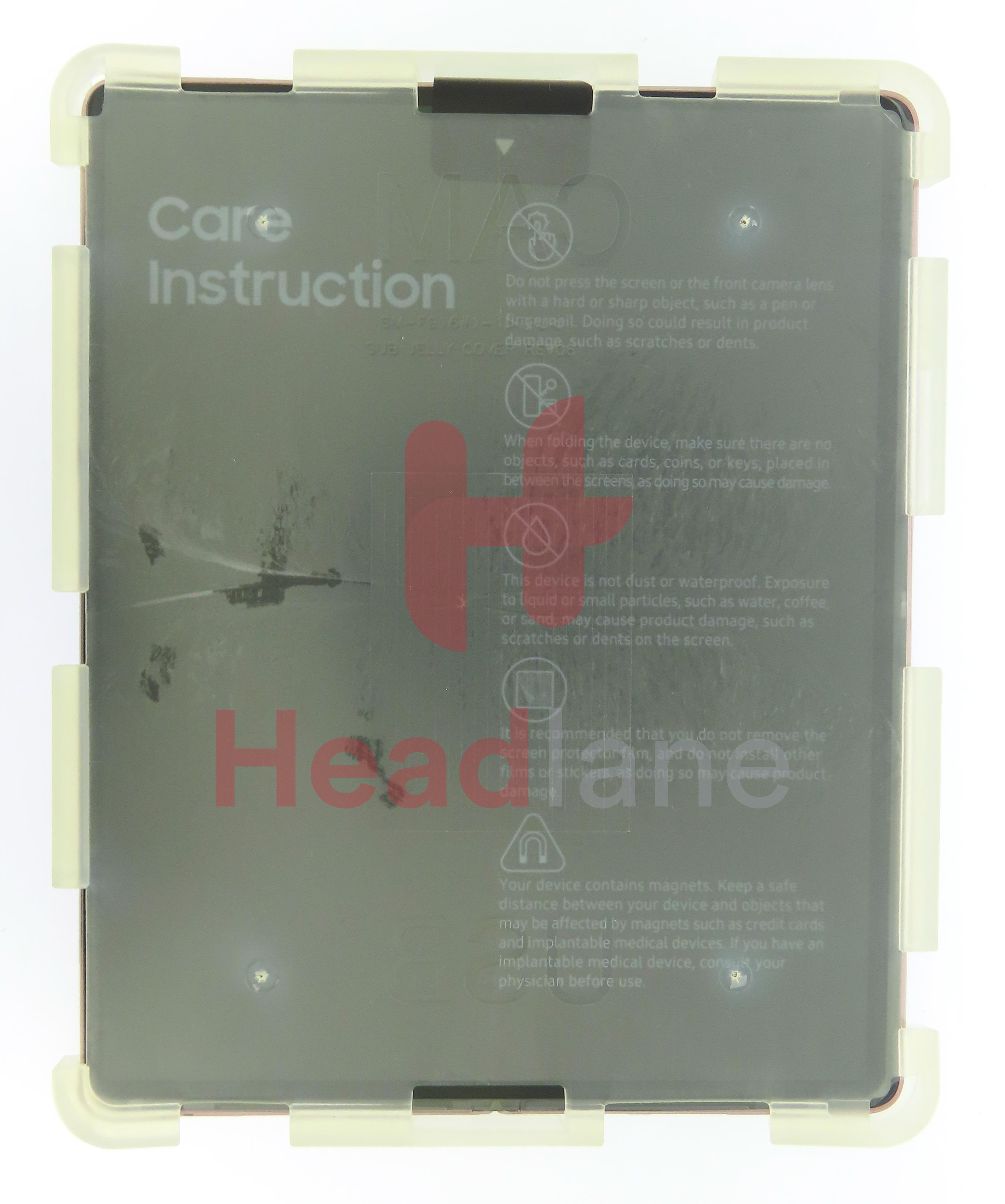 Samsung SM-F916 Galaxy Z Fold2 5G LCD Display / Screen + Touch - Mystic Bronze (Red Hinge)