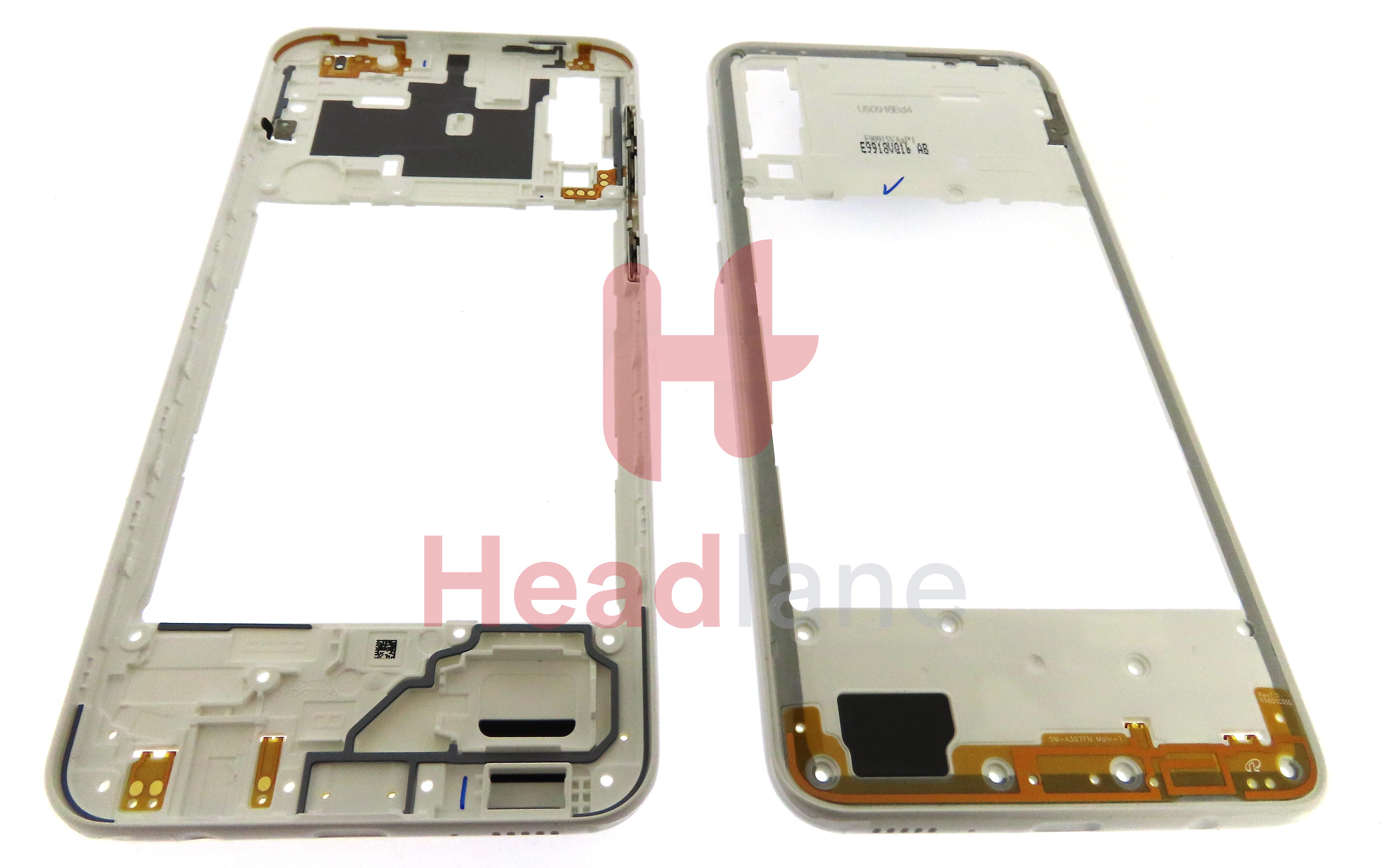 Samsung SM-A307 Galaxy A30s Middle Cover / Chassis - White
