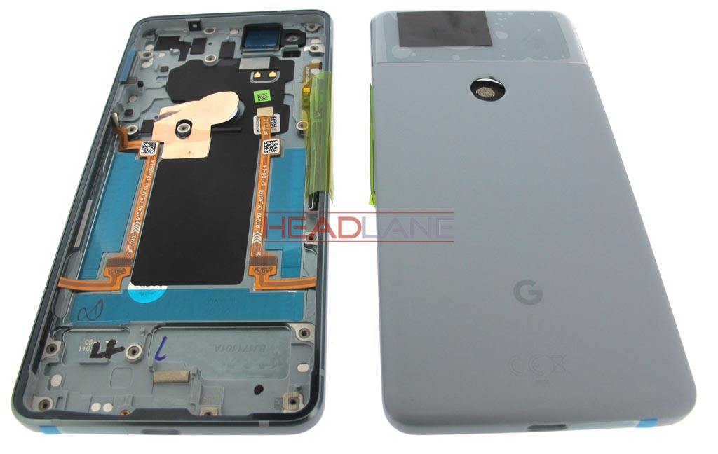 Google Pixel 2 Battery / Back Cover + Edge Sensor - Blue