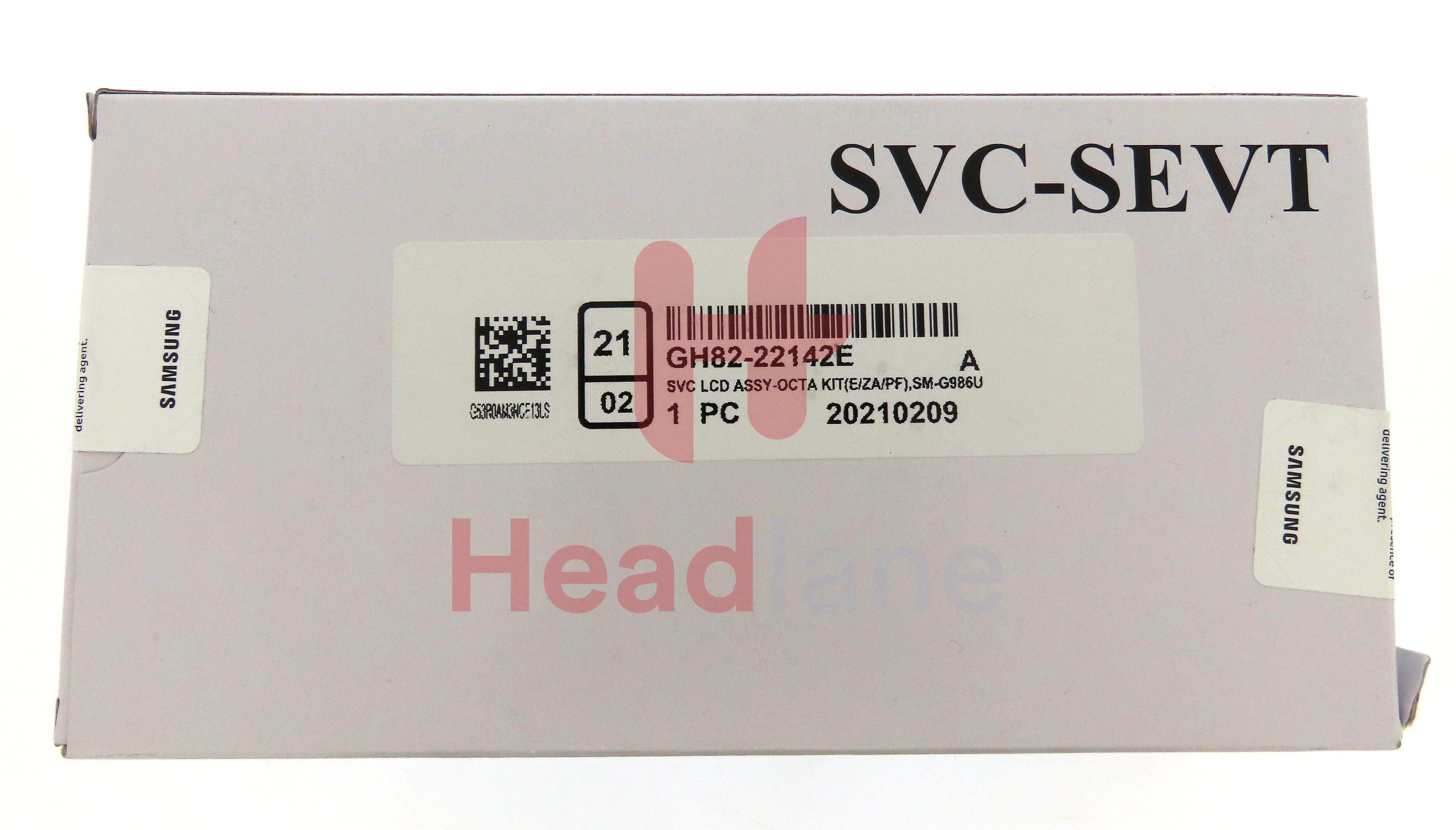 Samsung SM-G986 Galaxy S20+ 5G LCD Display / Screen + Touch + Battery Assembly - Grey (Verizon Version)