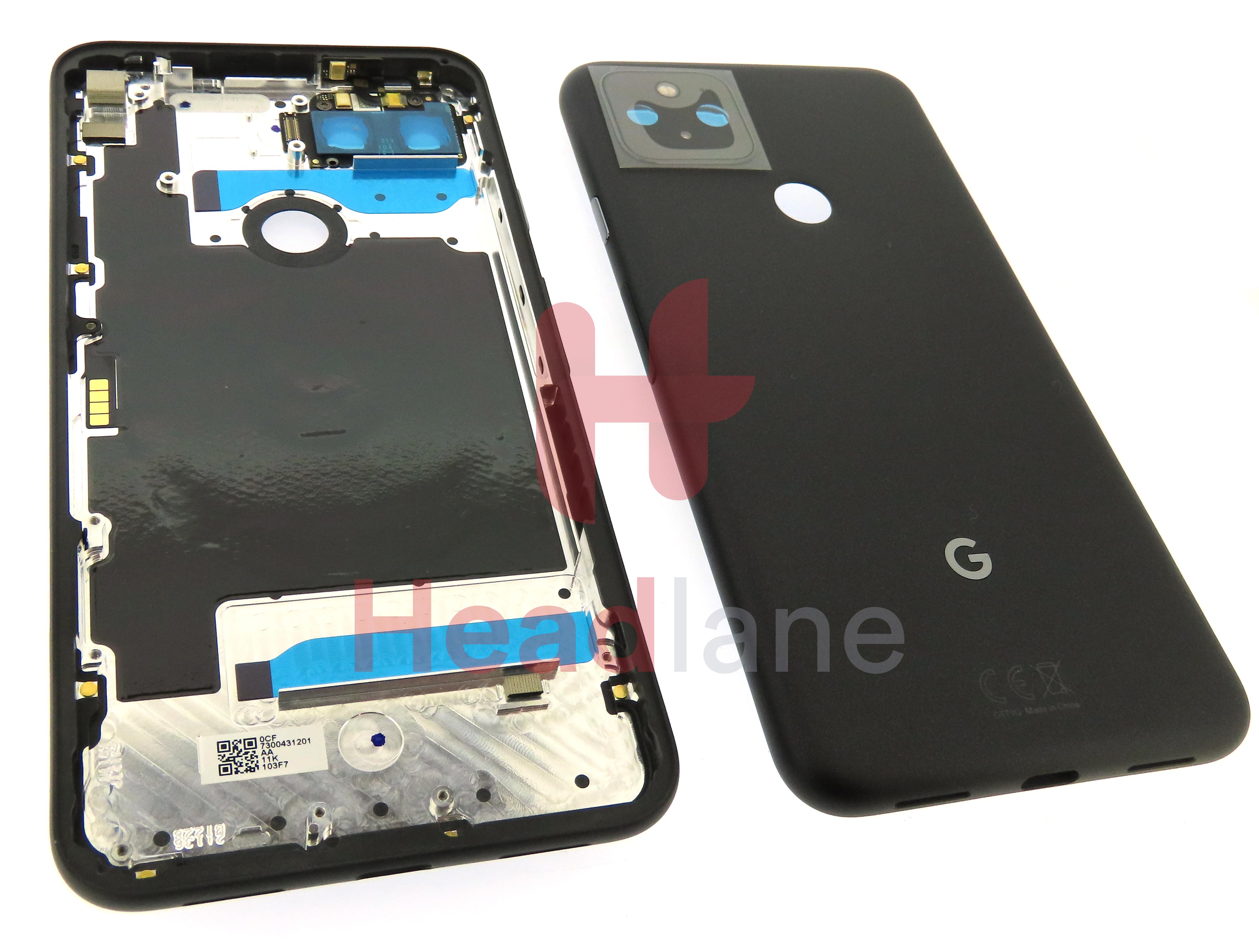 Google Pixel 5 Back / Battery Cover - Black