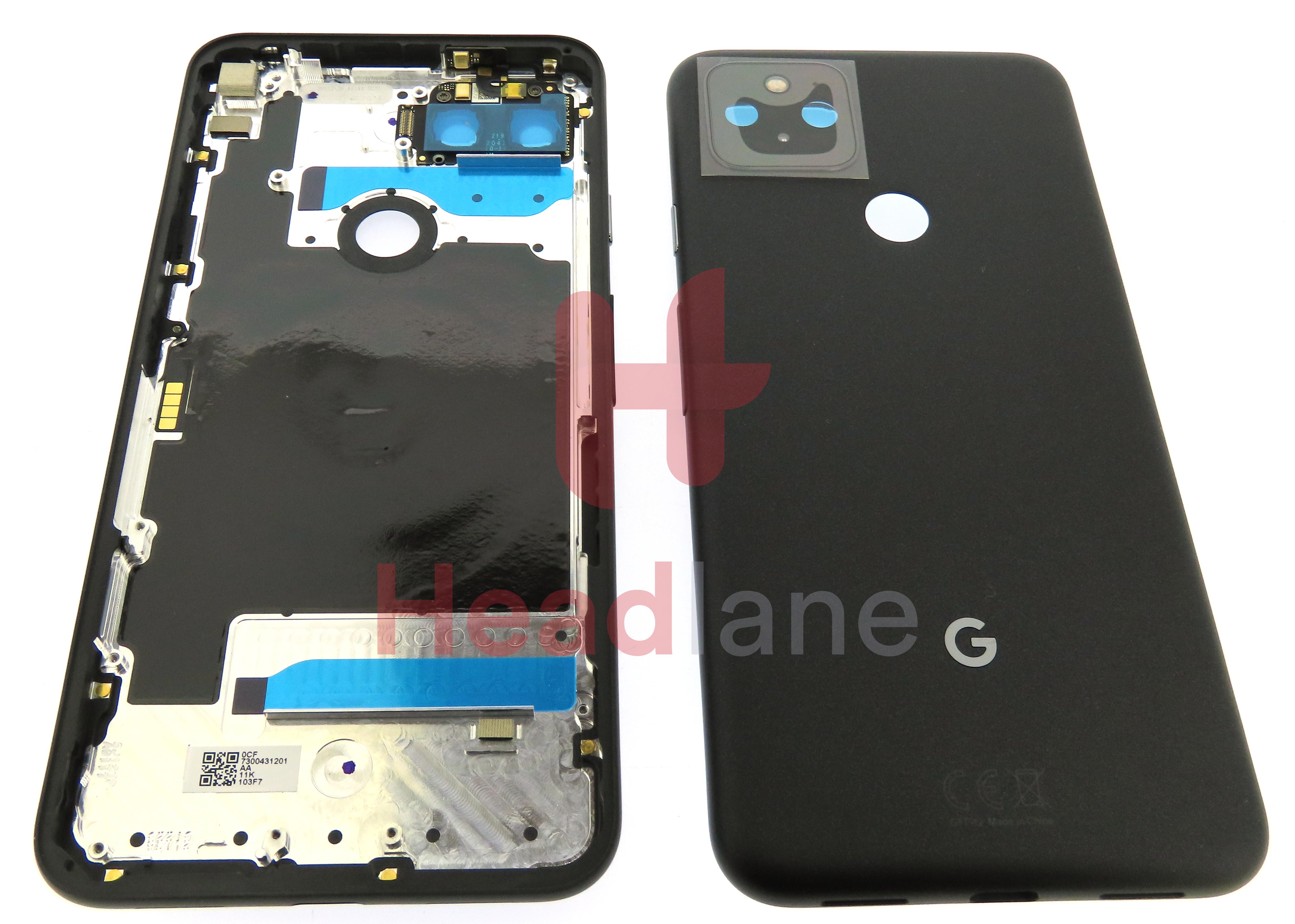 Google Pixel 5 Back / Battery Cover - Black