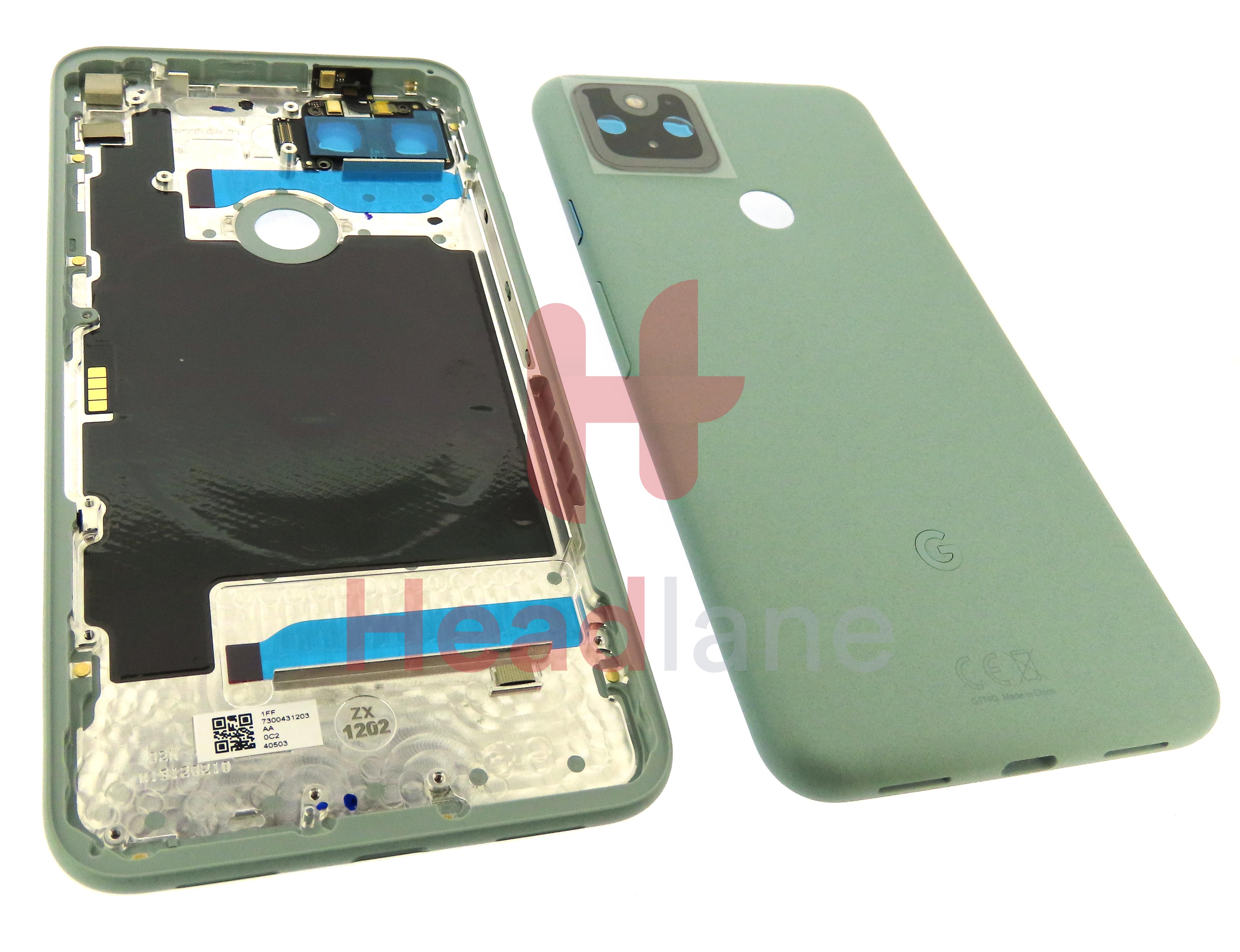 Google Pixel 5 Back / Battery Cover - Sorta Sage