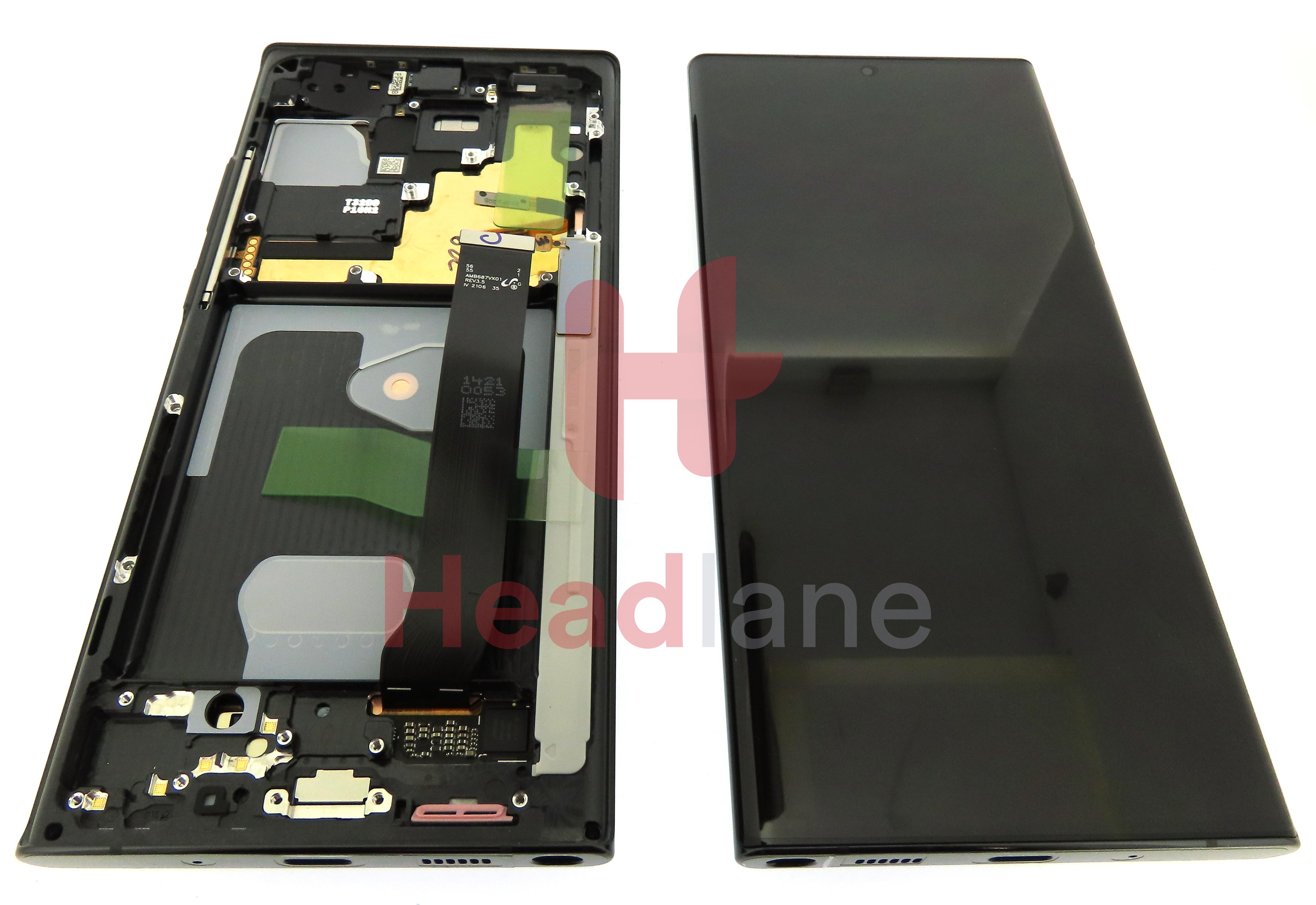 Samsung SM-N986 N985 Galaxy Note 20 Ultra 5G /4G LCD Display / Screen + Touch - Black