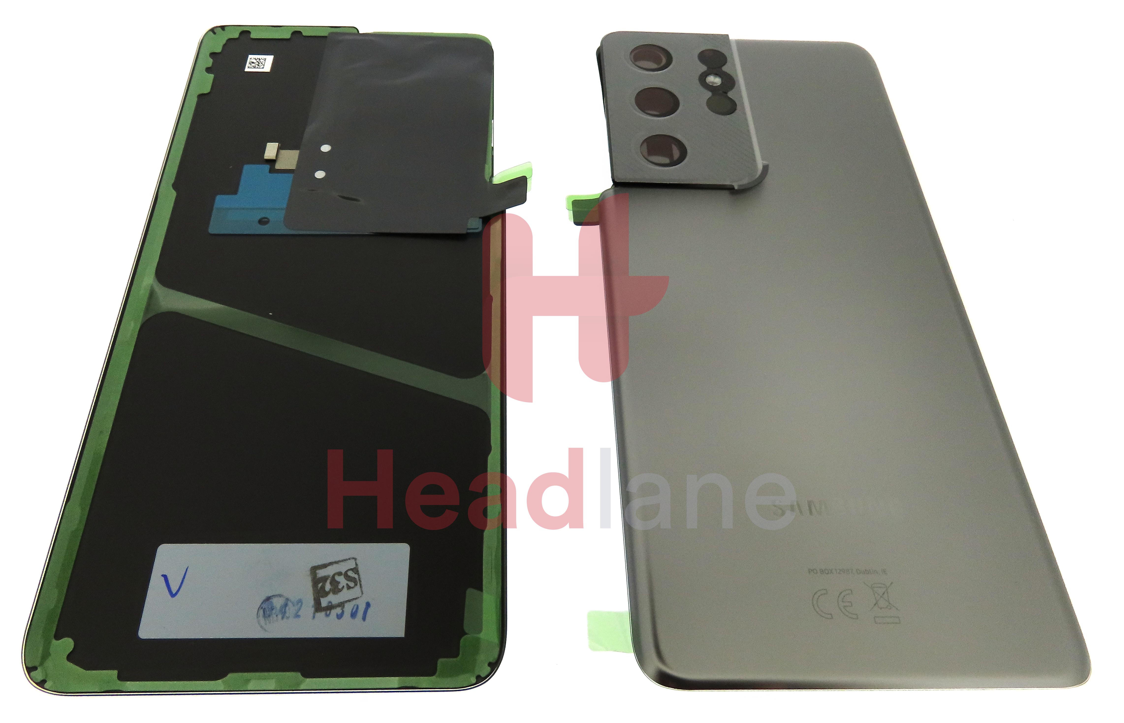 Samsung SM-G998 Galaxy S21 Ultra 5G Back / Battery Cover - Phantom Titanium