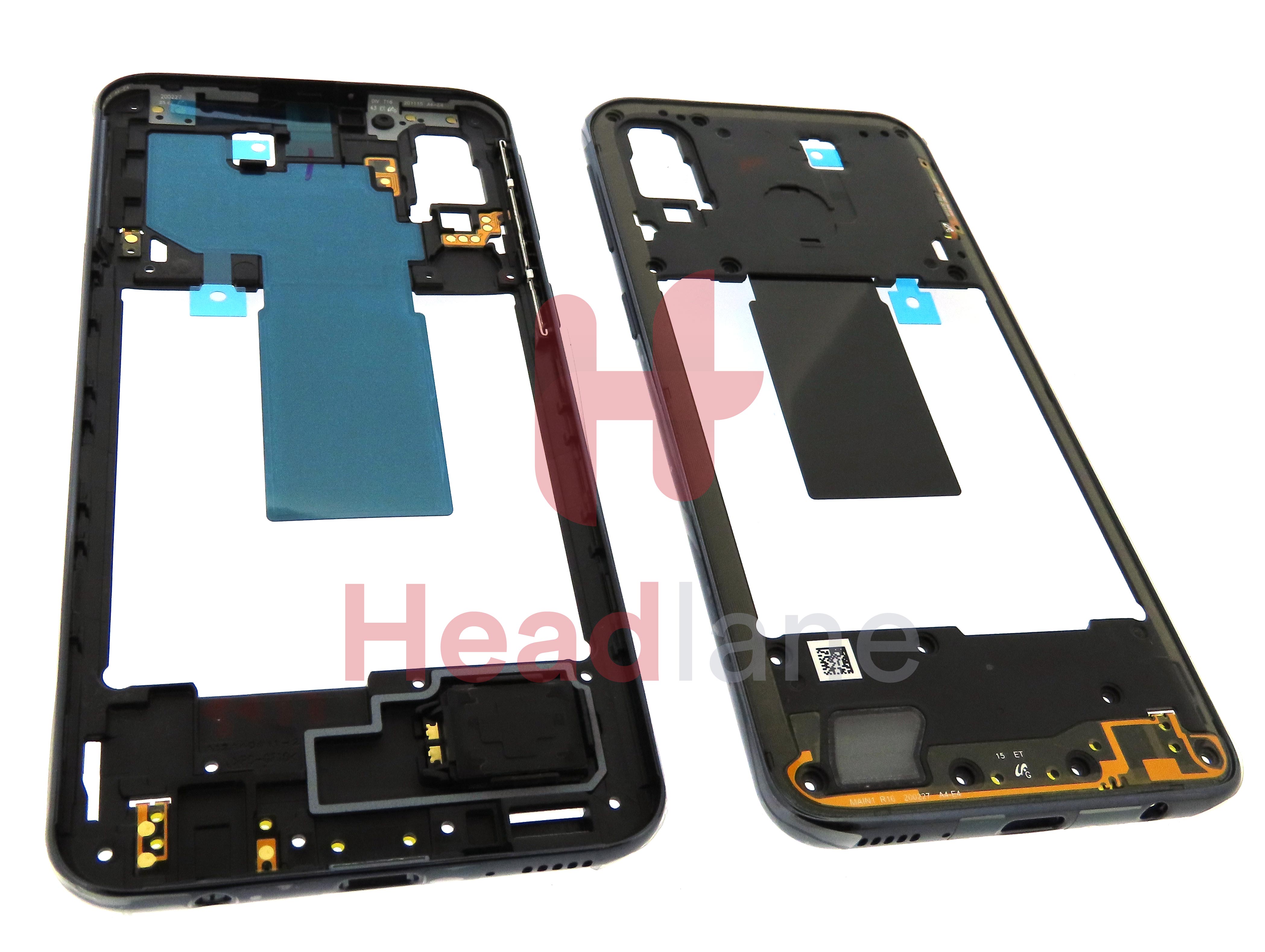 Samsung SM-A405 Galaxy A40 Middle Cover / Chassis - Black