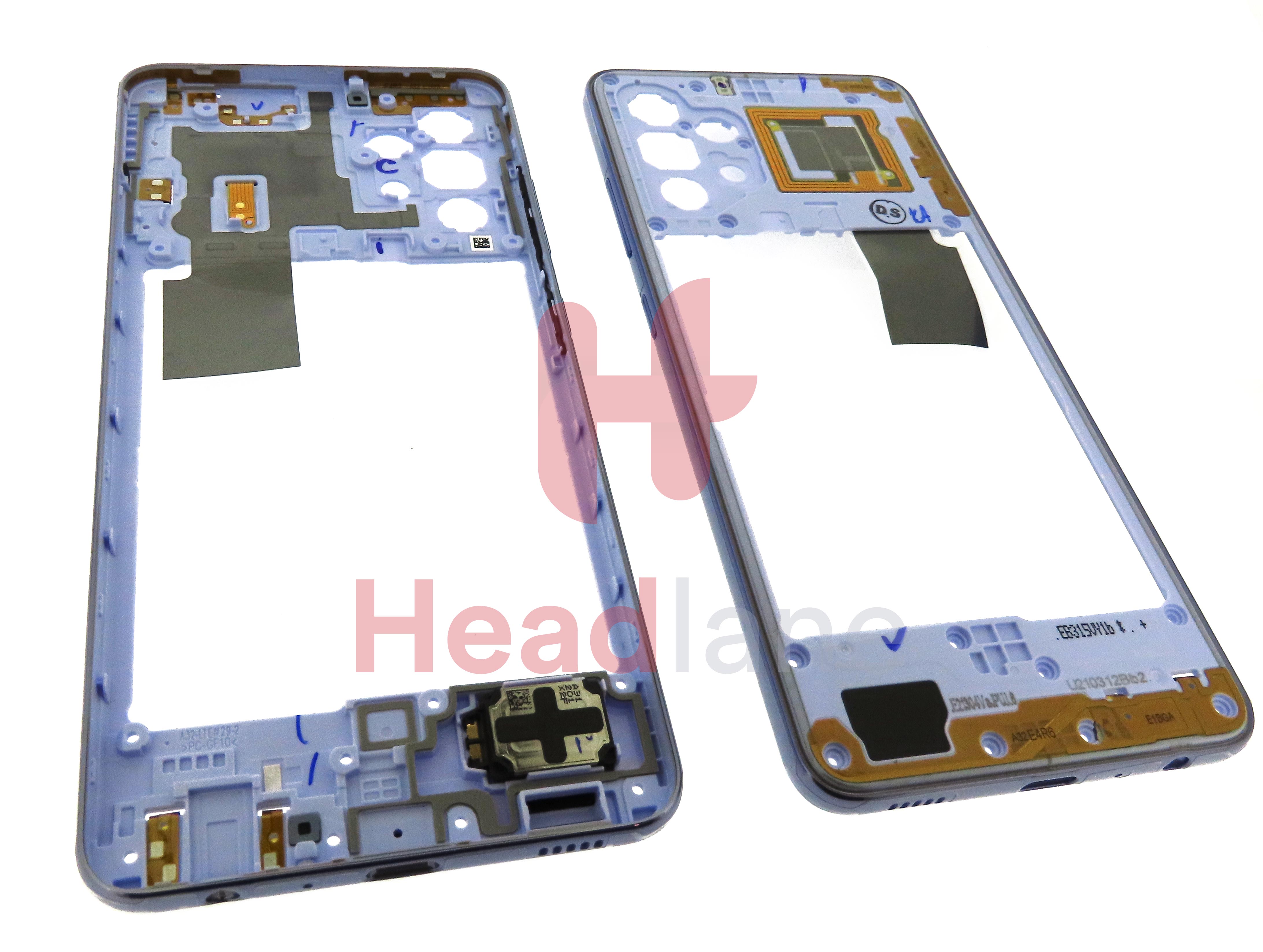 Samsung SM-A325 Galaxy A32 4G Middle Cover / Chassis - Violet