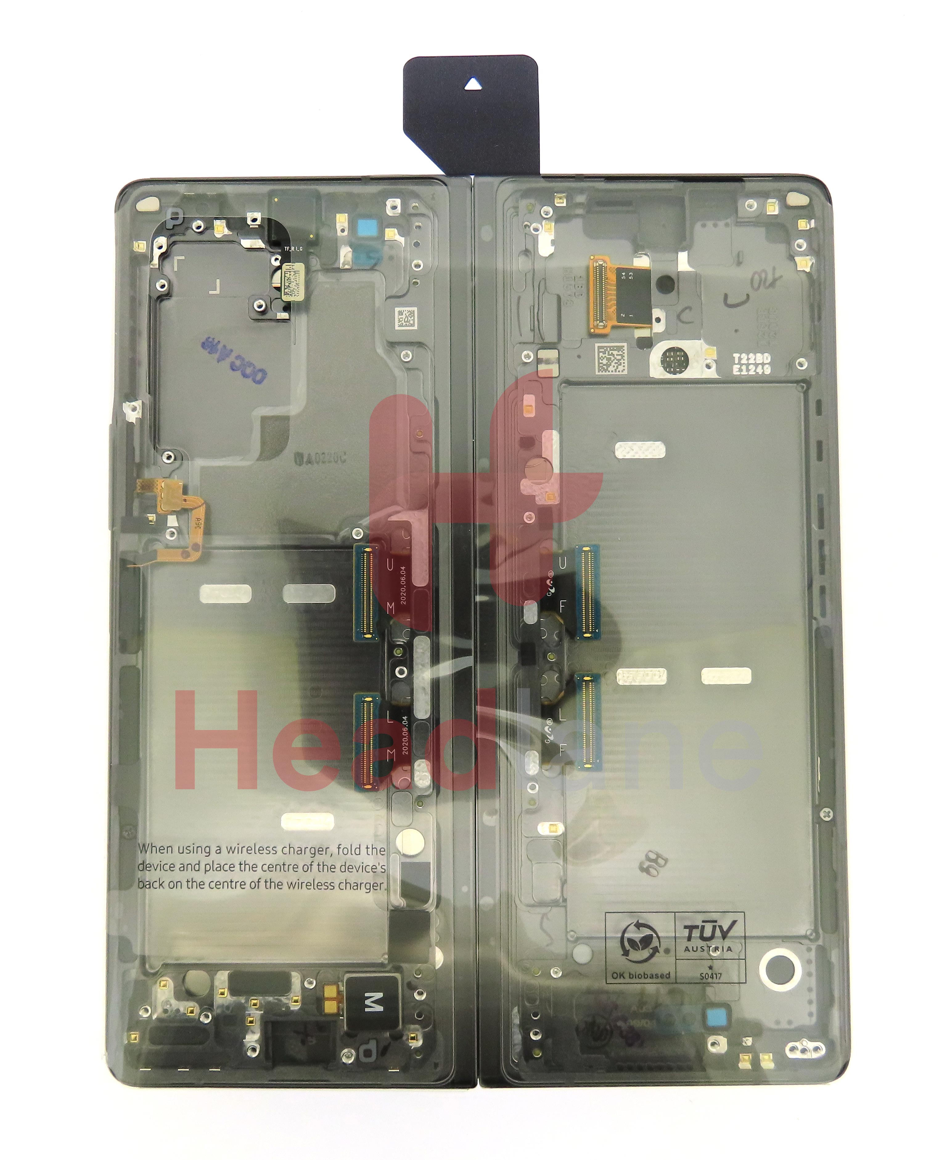 Samsung SM-F916 Galaxy Z Fold2 5G LCD Display / Screen + Touch - Mystic Grey (Thom Browne)