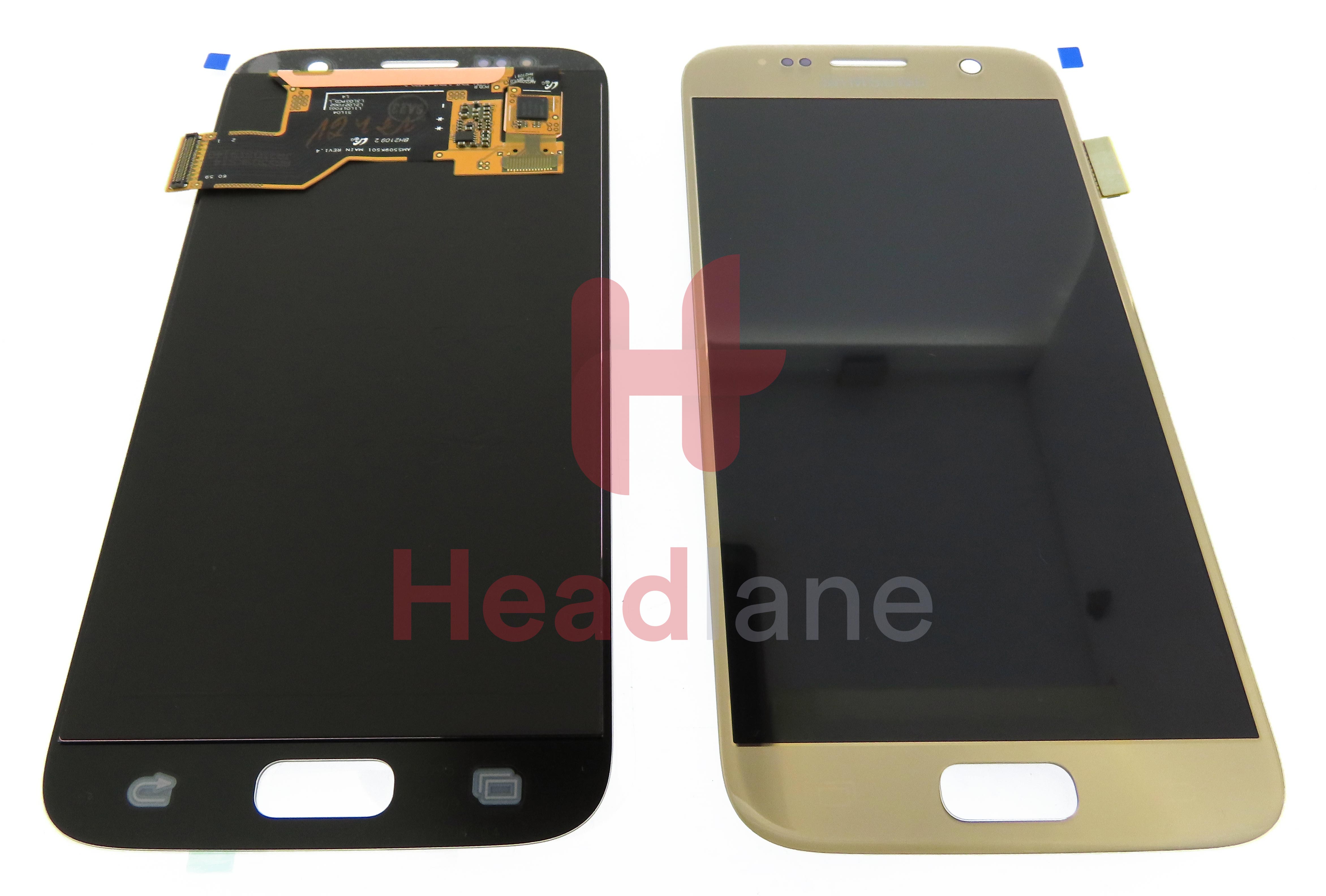 Samsung SM-G930F Galaxy S7 LCD Display / Screen + Touch - Gold