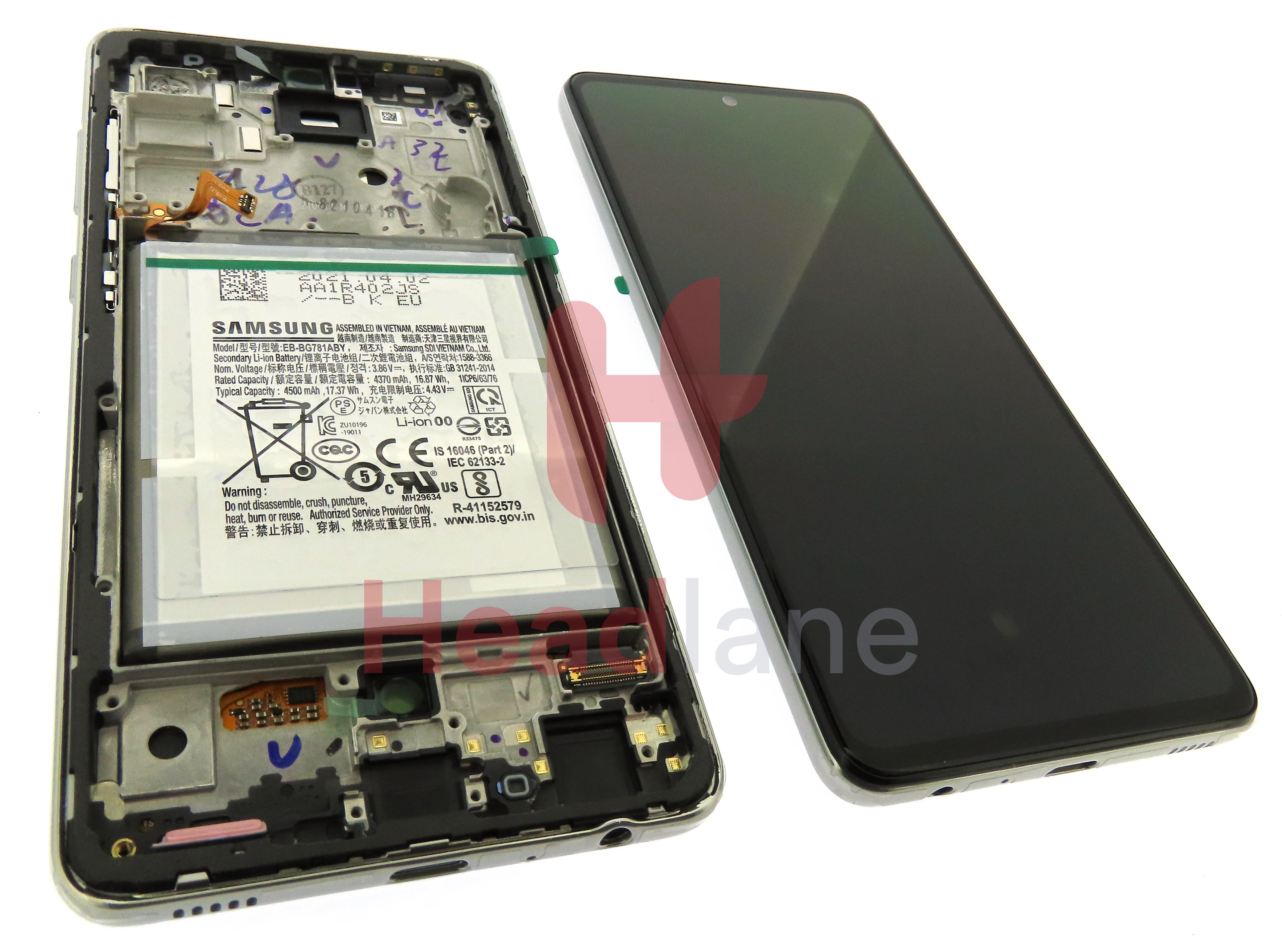 Samsung SM-A525 A526 Galaxy A52 4G A52 5G LCD Display / Screen + Touch + Battery - White