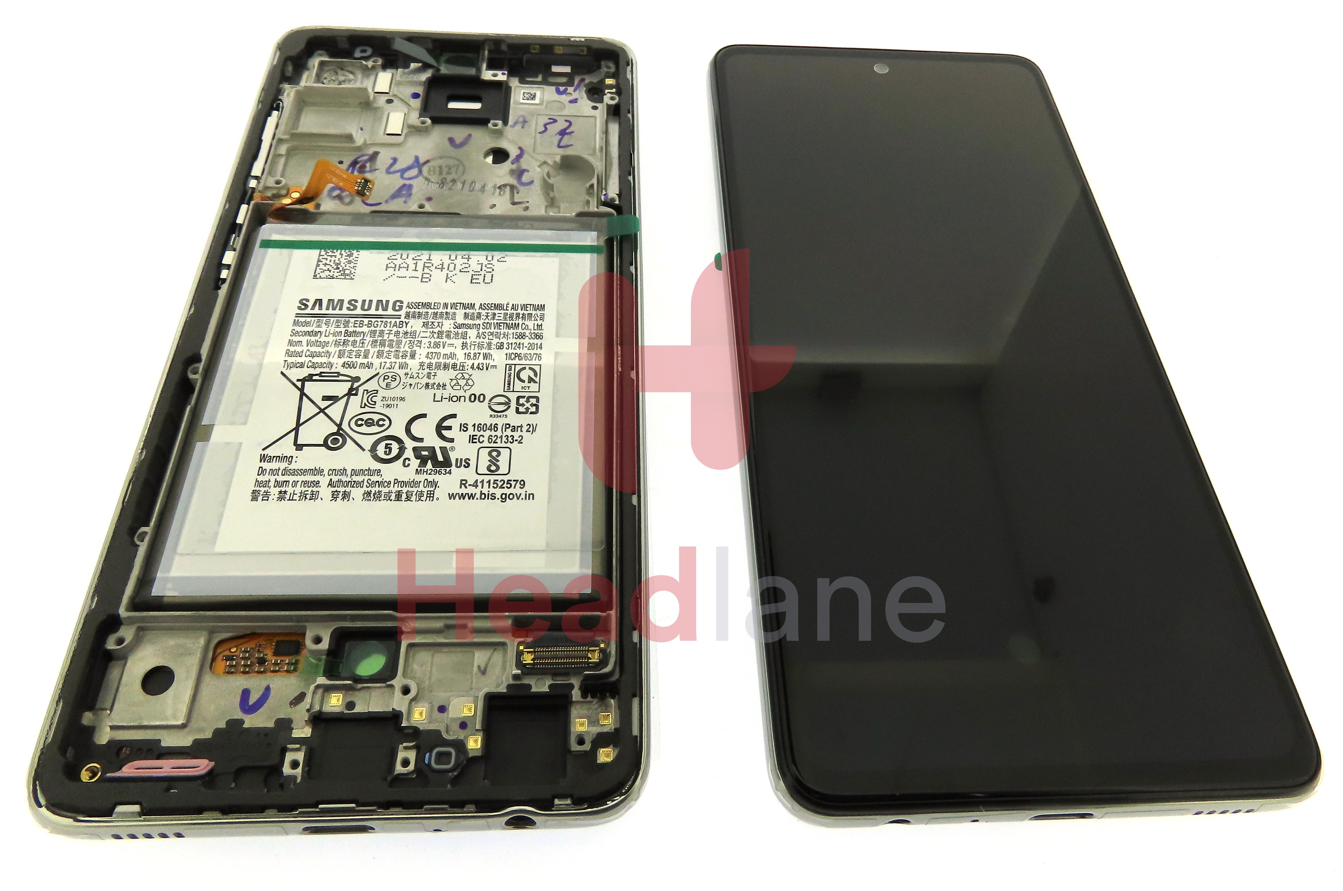 Samsung SM-A525 A526 Galaxy A52 4G A52 5G LCD Display / Screen + Touch + Battery - White