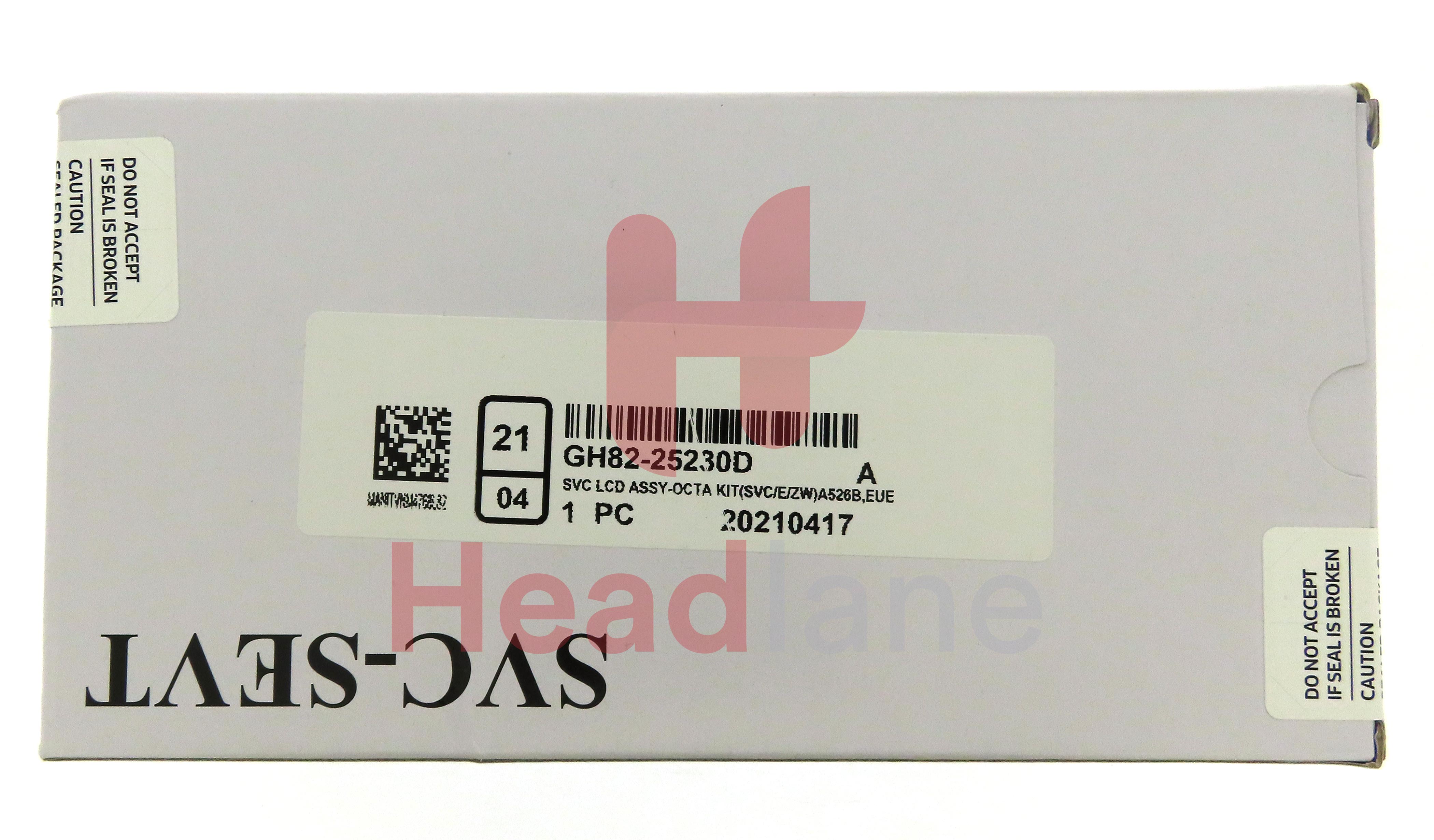 Samsung SM-A525 A526 Galaxy A52 4G A52 5G LCD Display / Screen + Touch + Battery - White