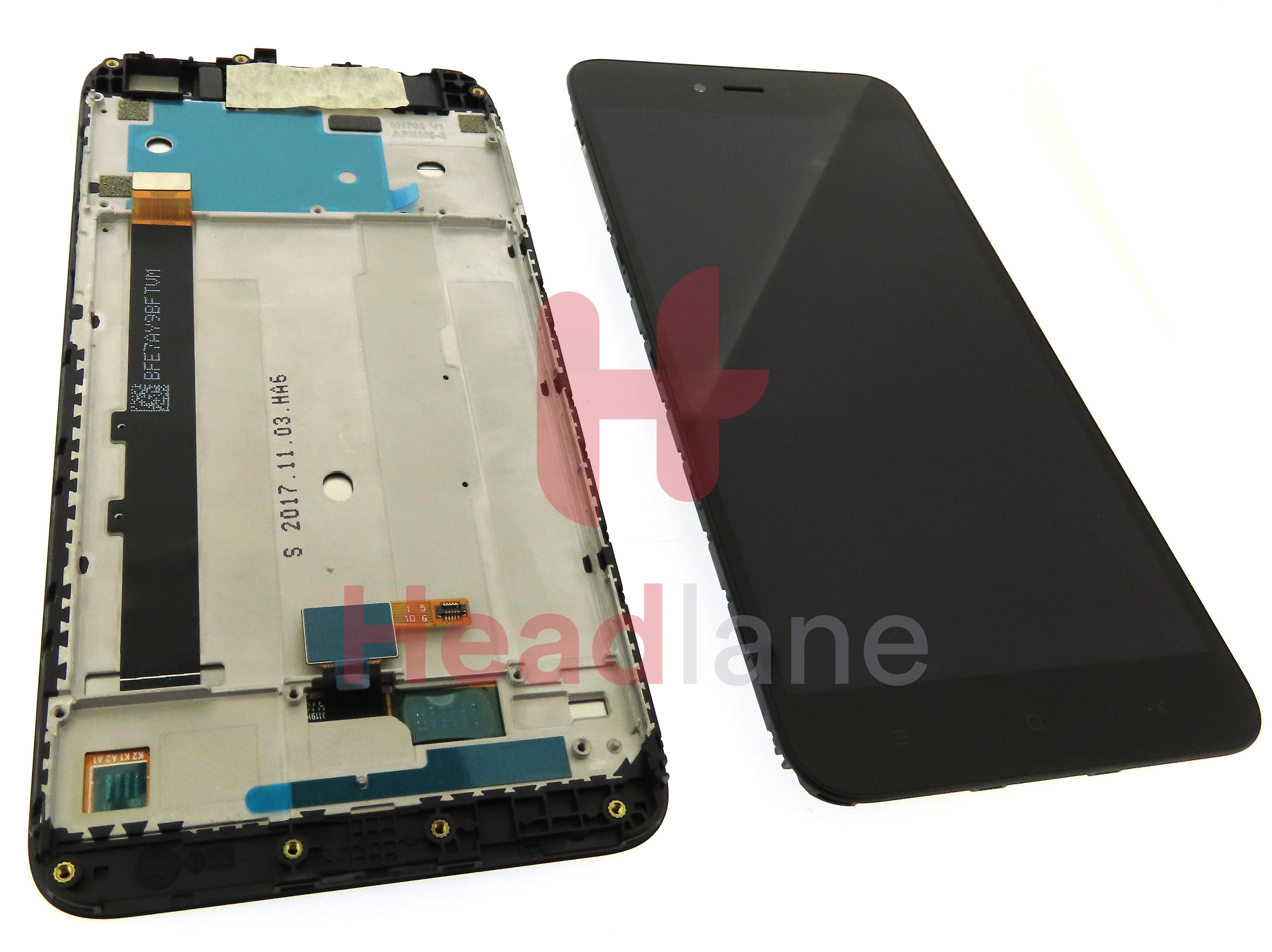 Xiaomi Redmi Note 5A LCD Display / Screen + Touch - Black