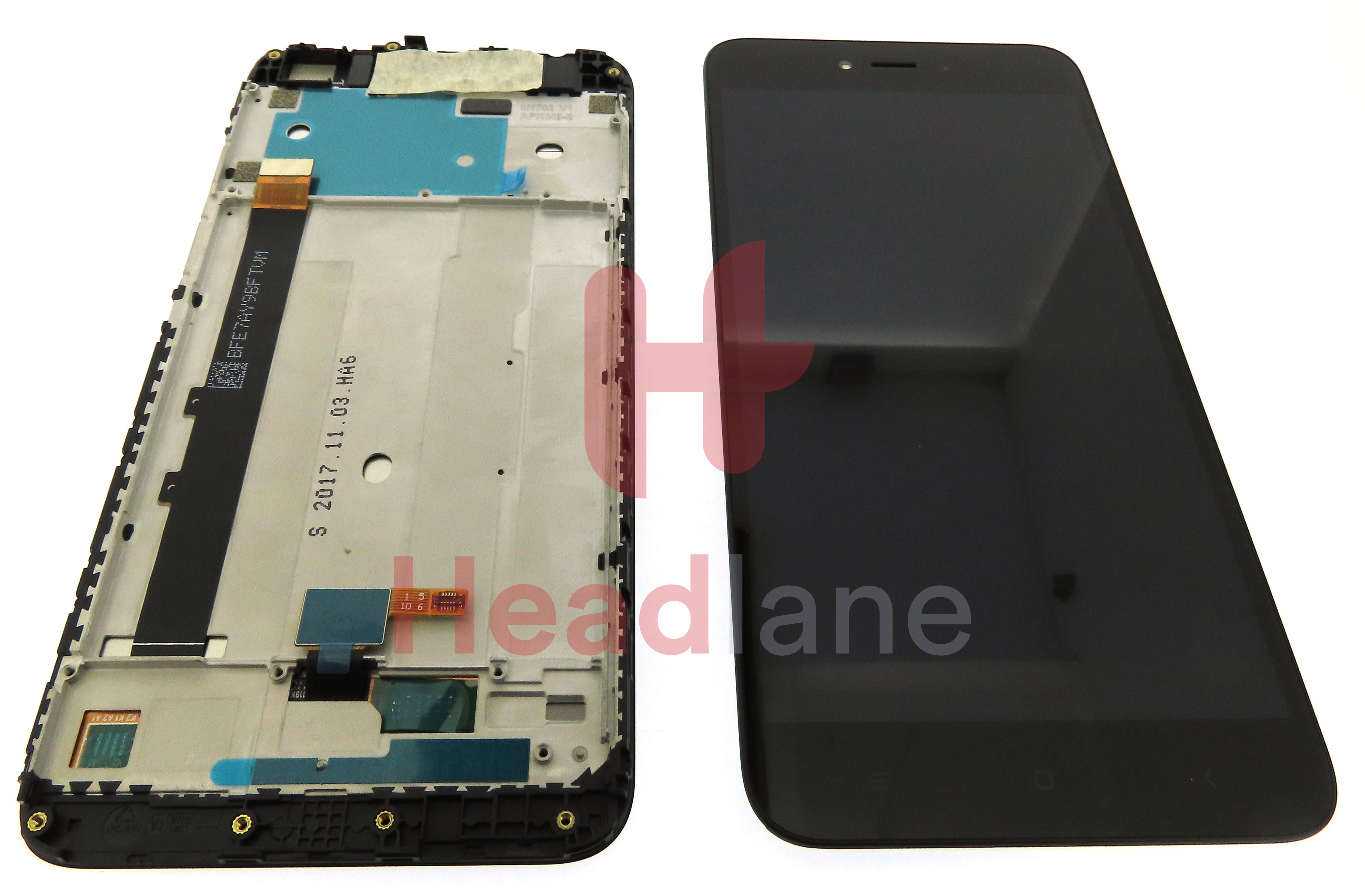 Xiaomi Redmi Note 5A LCD Display / Screen + Touch - Black