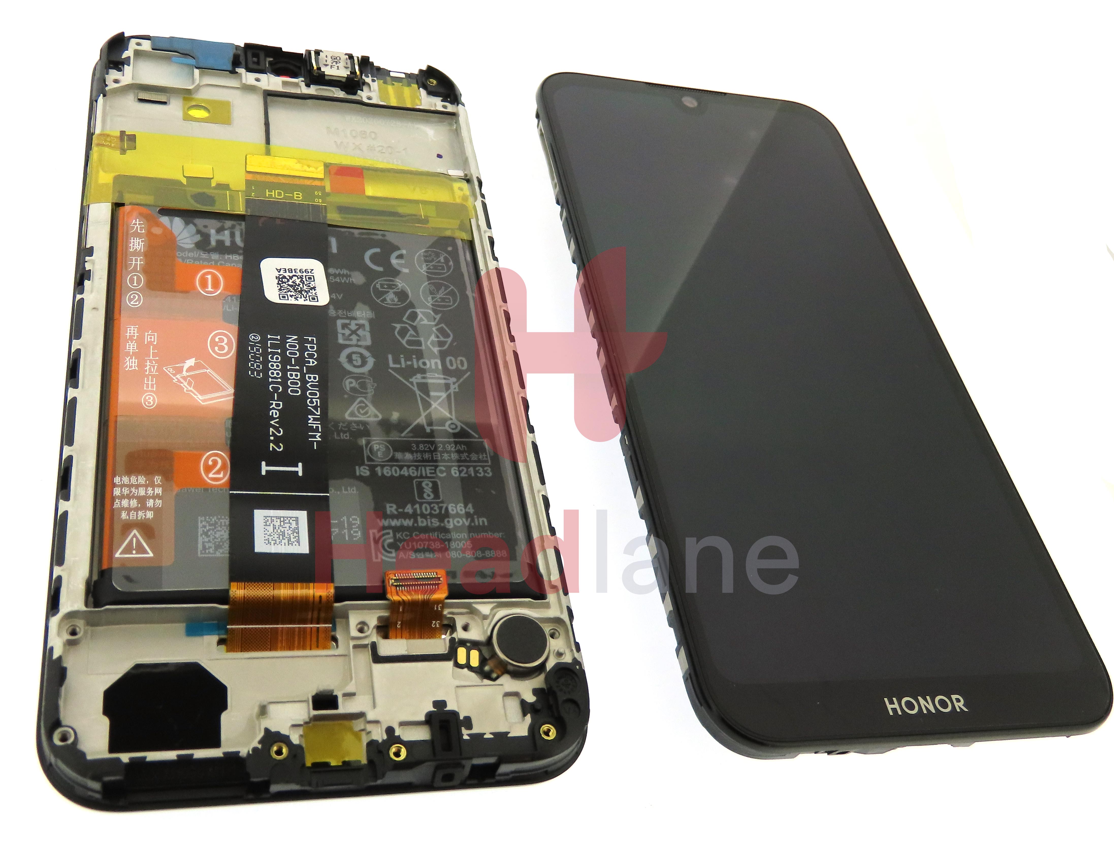 Huawei Honor 8S LCD Display / Screen + Touch + Battery - Black