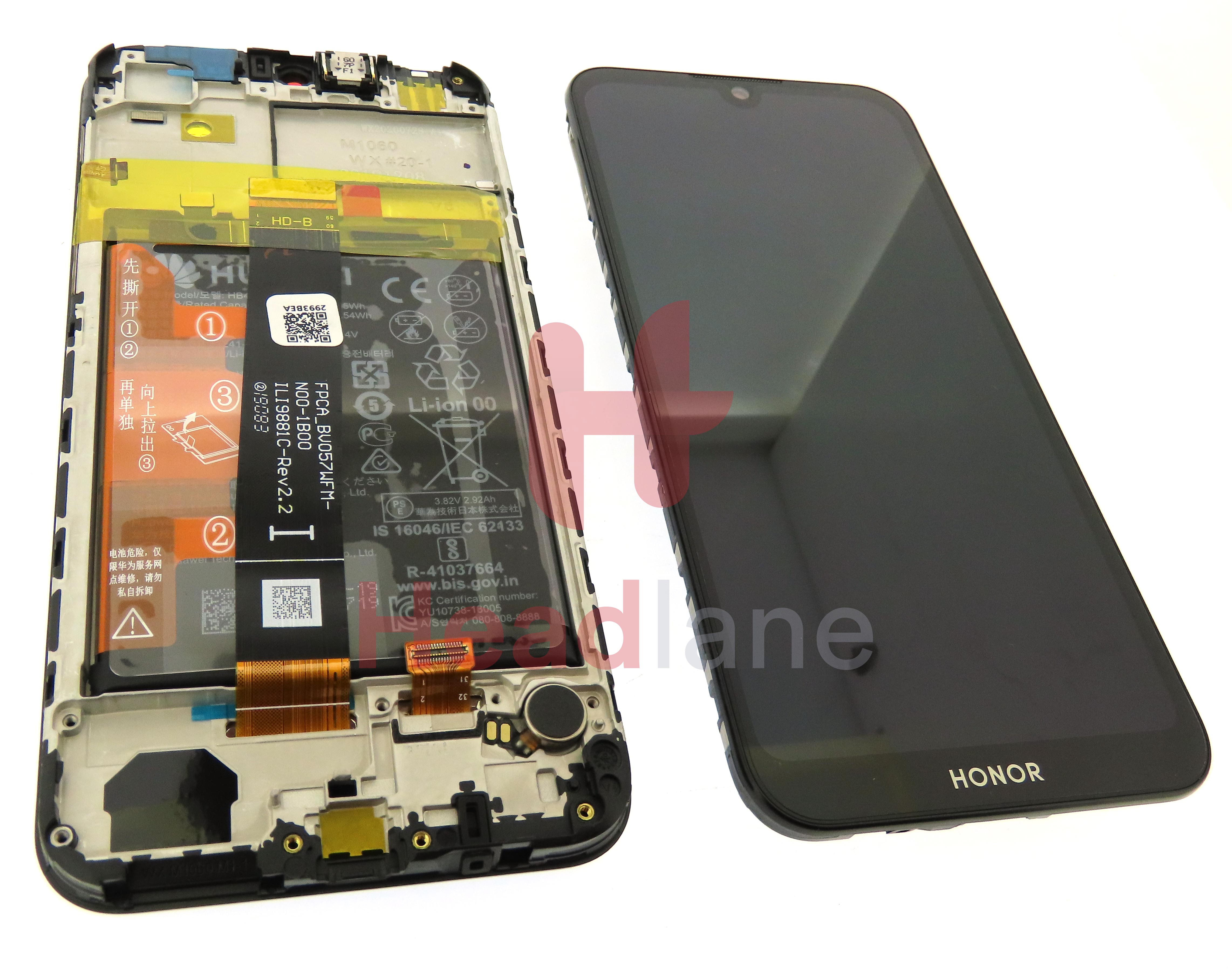 Huawei Honor 8S LCD Display / Screen + Touch + Battery - Black