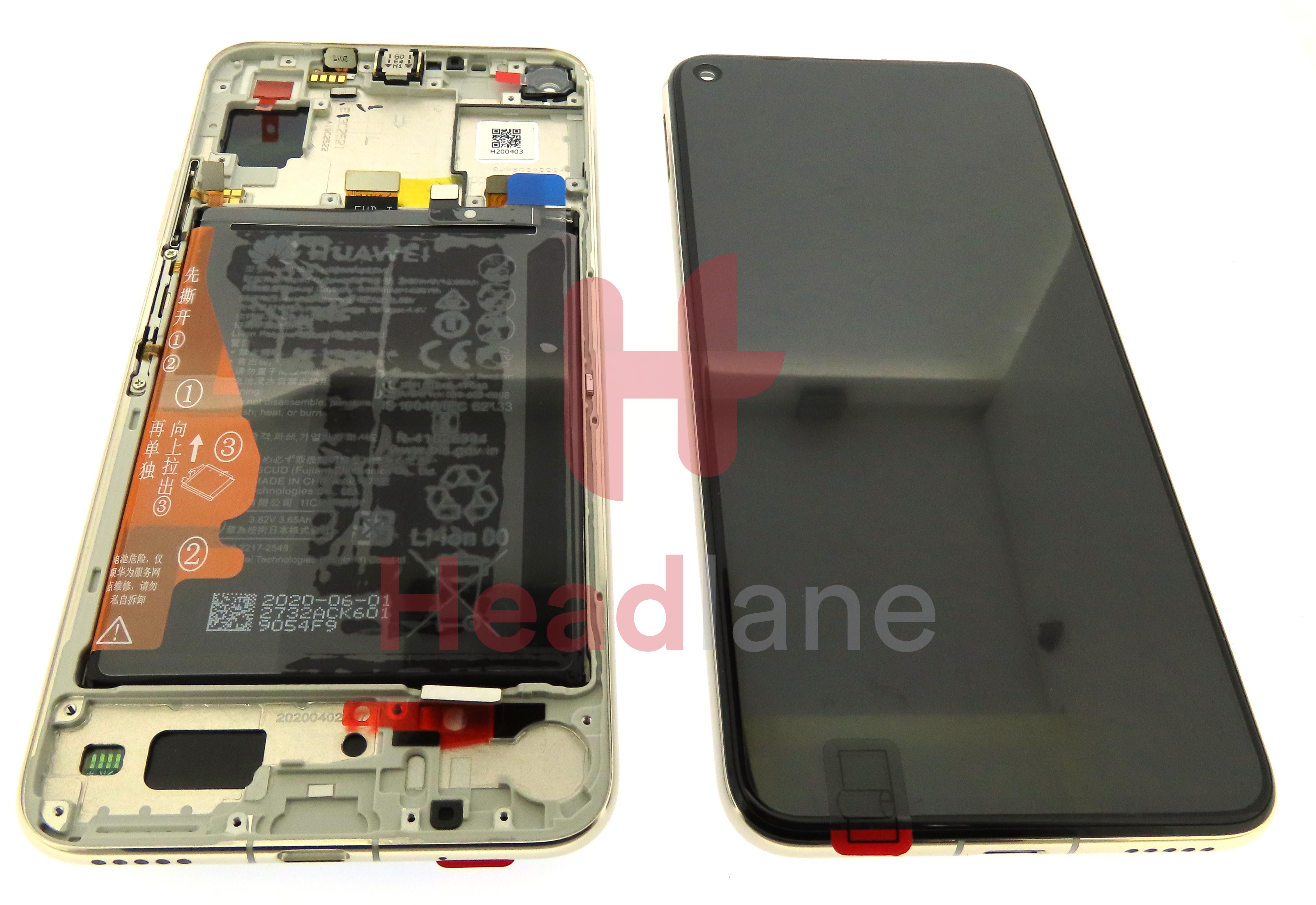 Huawei Honor 20 / Nova 5T LCD Display / Screen + Touch + Battery - White