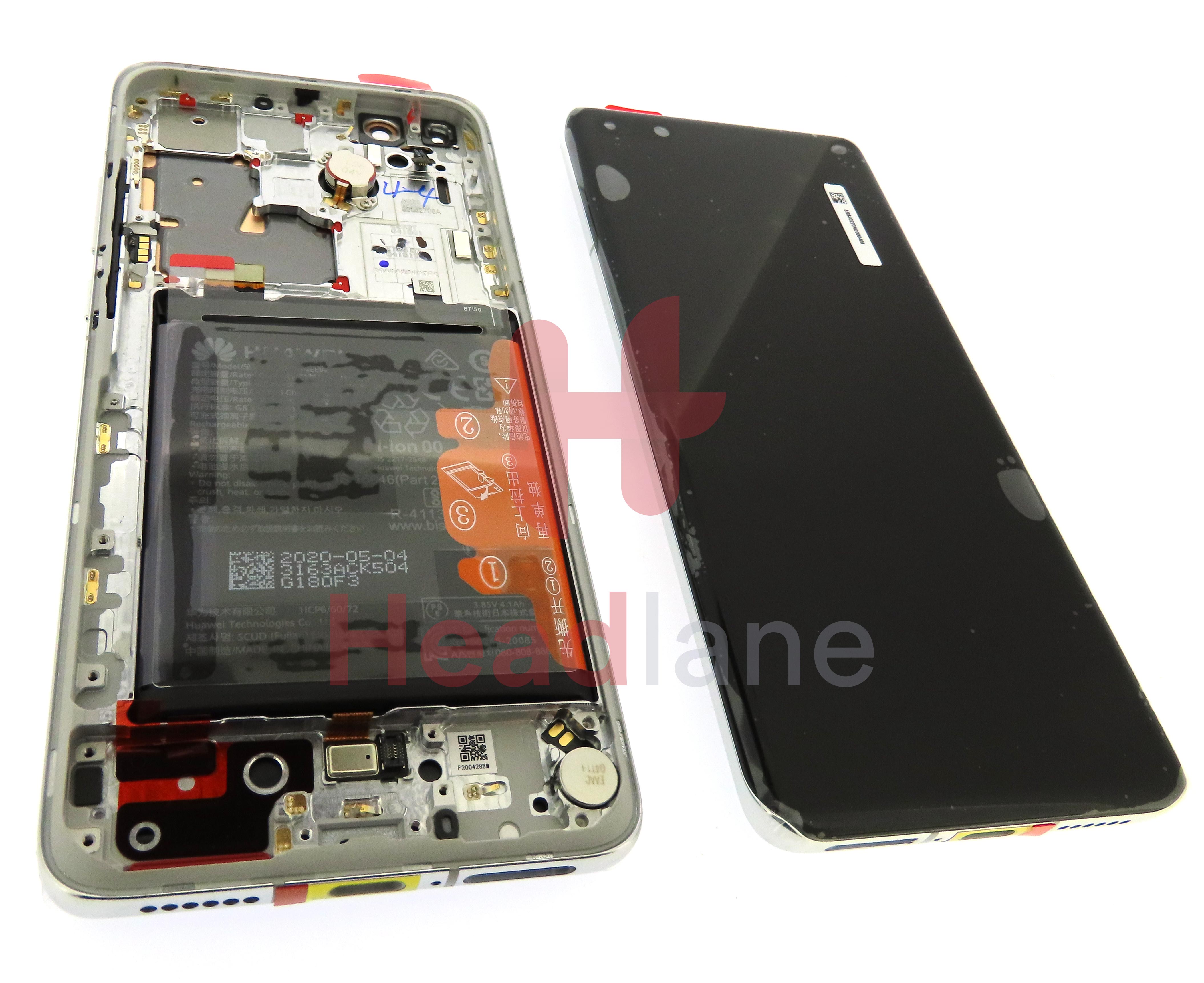 Huawei P40 Pro Plus LCD Display / Screen + Touch + Battery - White