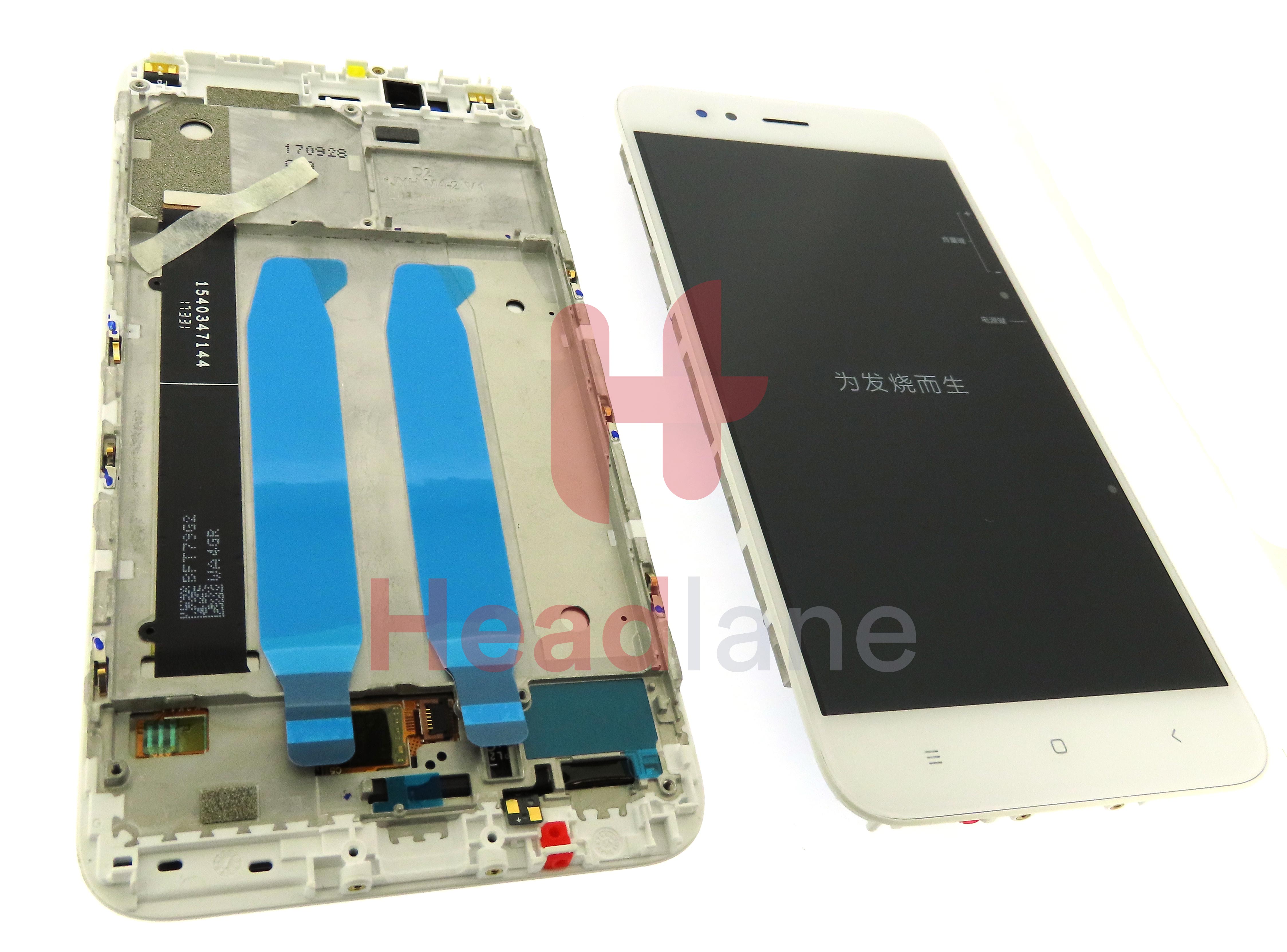 Xiaomi Mi A1 LCD Display / Screen + Touch - White