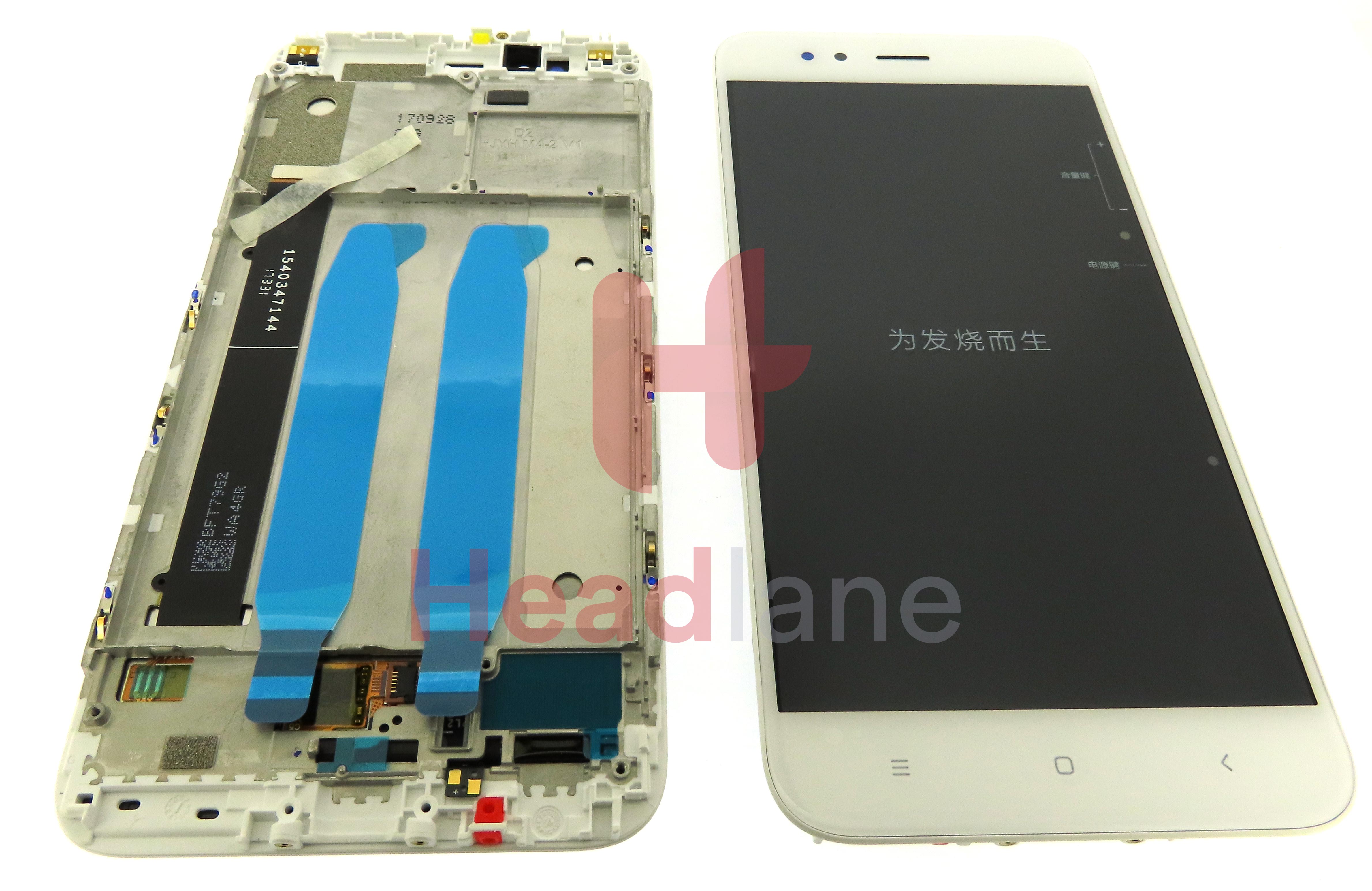 Xiaomi Mi A1 LCD Display / Screen + Touch - White
