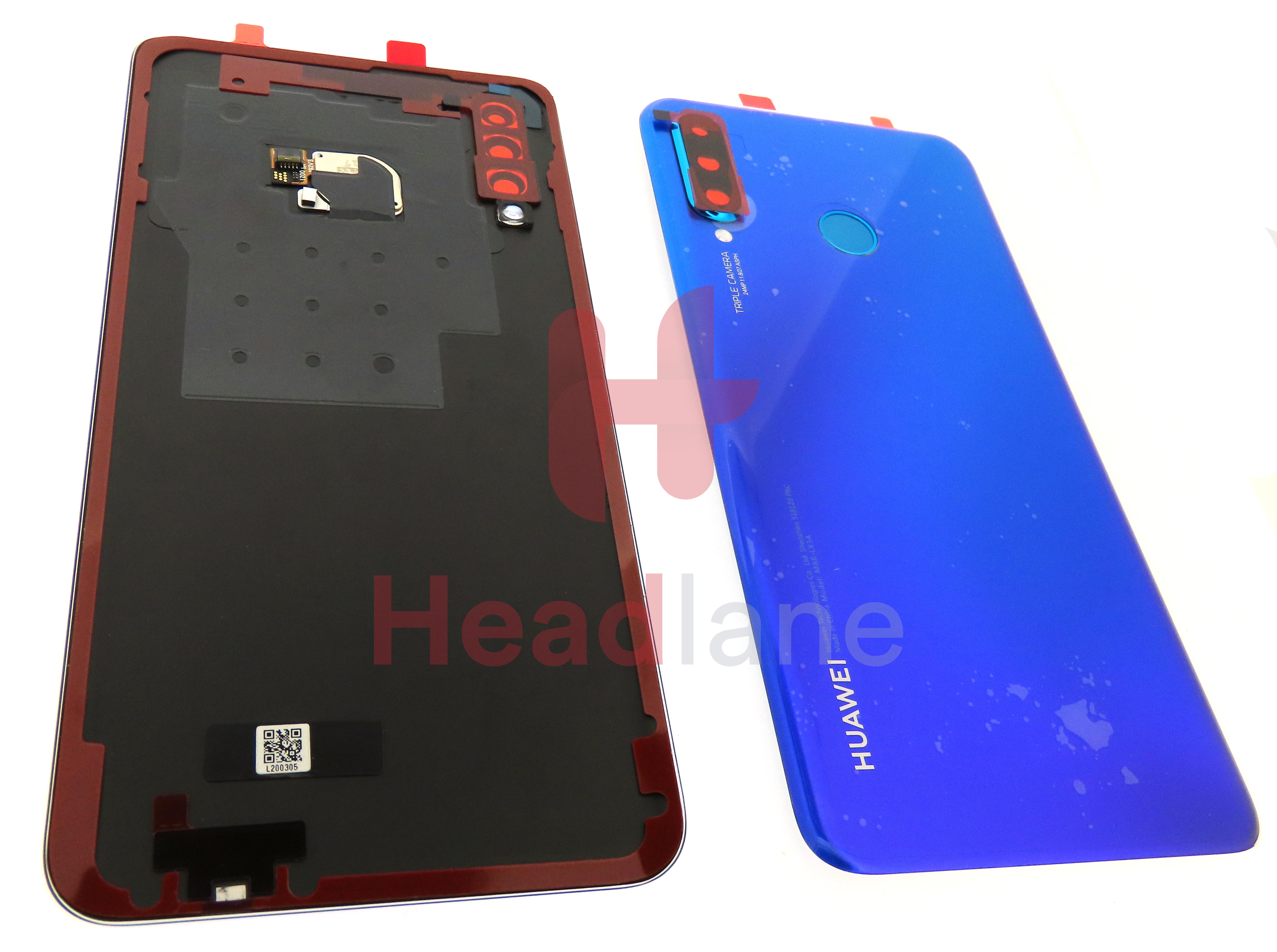 Huawei Assembling Components,Marie-L23A,Glass Rear Housing Fingerprint Assembly for Service,Fingerprint,Peacock Blue,Spare Parts for Assembly//Default