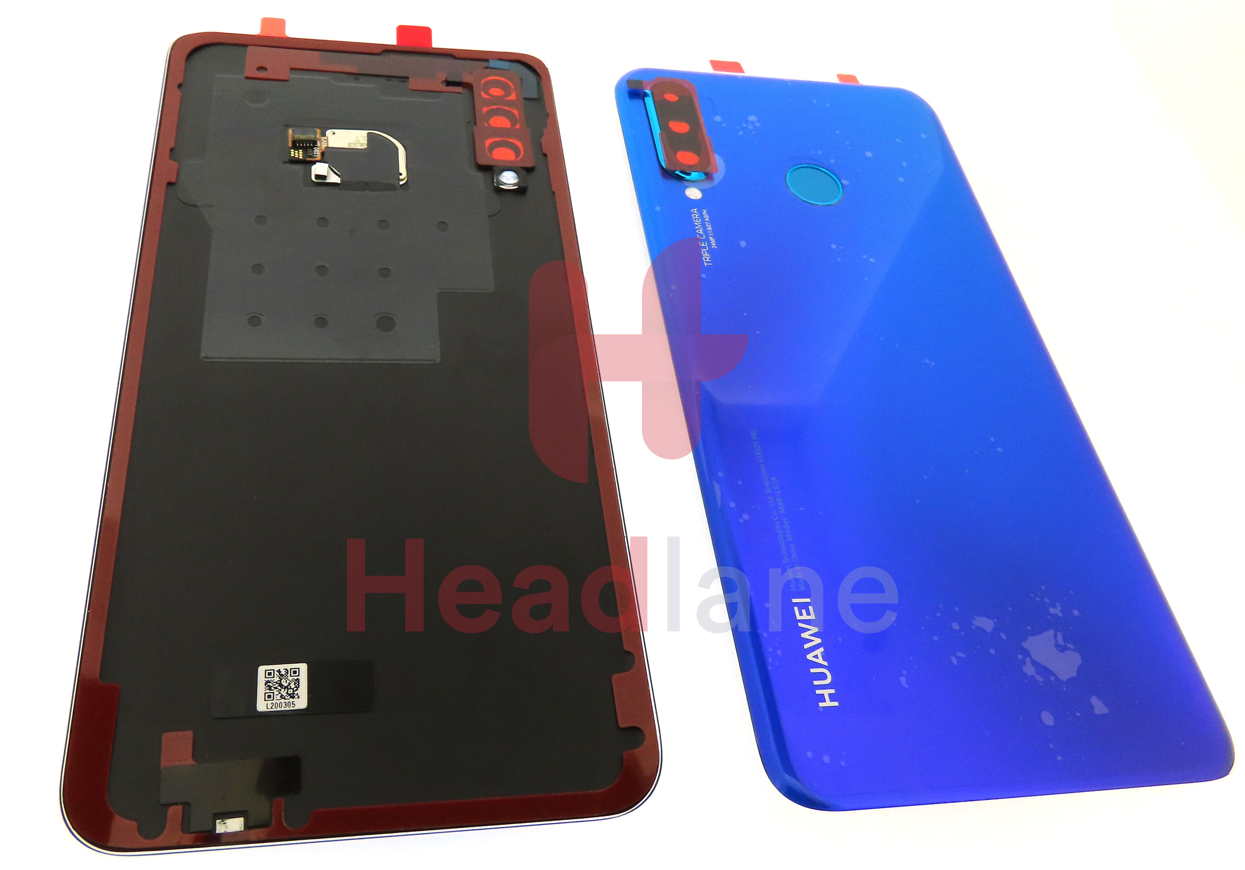 Huawei Assembling Components,Marie-L23A,Glass Rear Housing Fingerprint Assembly for Service,Fingerprint,Peacock Blue,Spare Parts for Assembly//Default