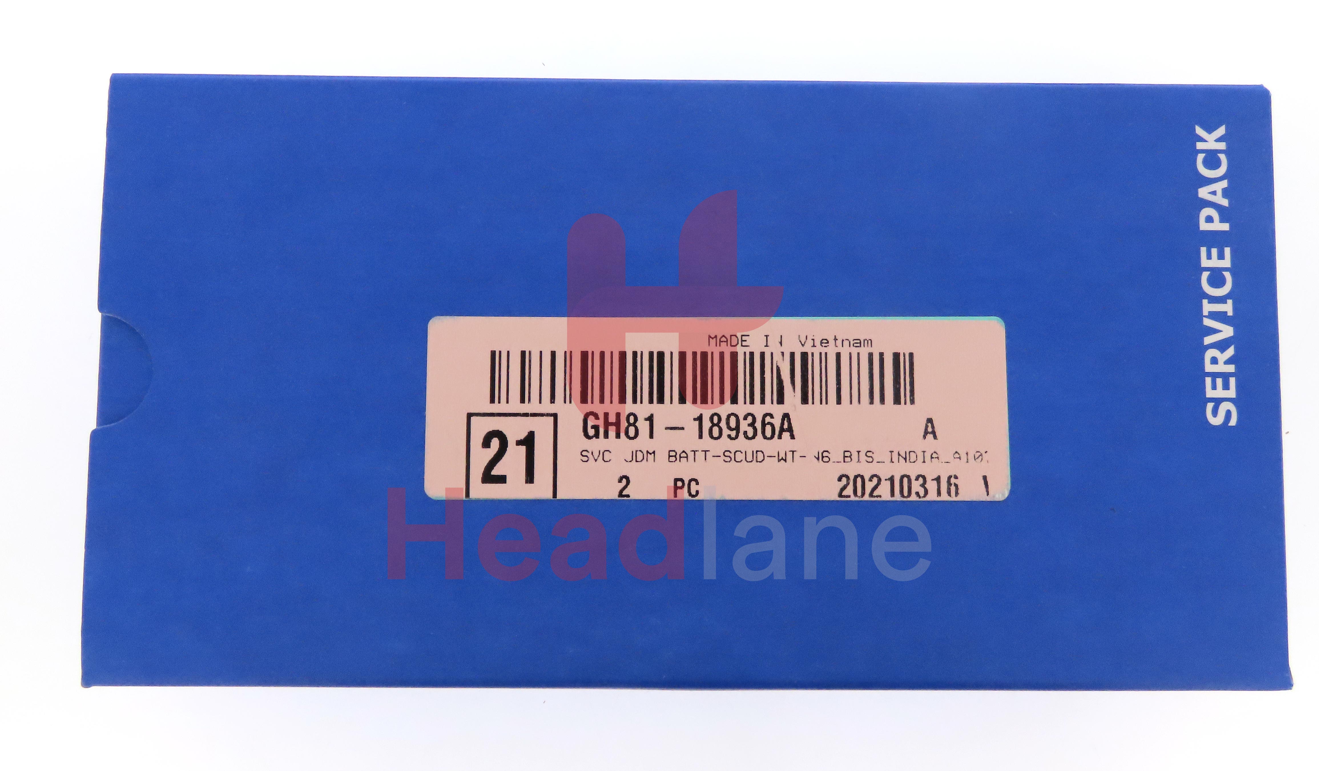 Samsung SM-A107 A207 Galaxy A10s A20s SCUD-WT-N6 Internal Battery