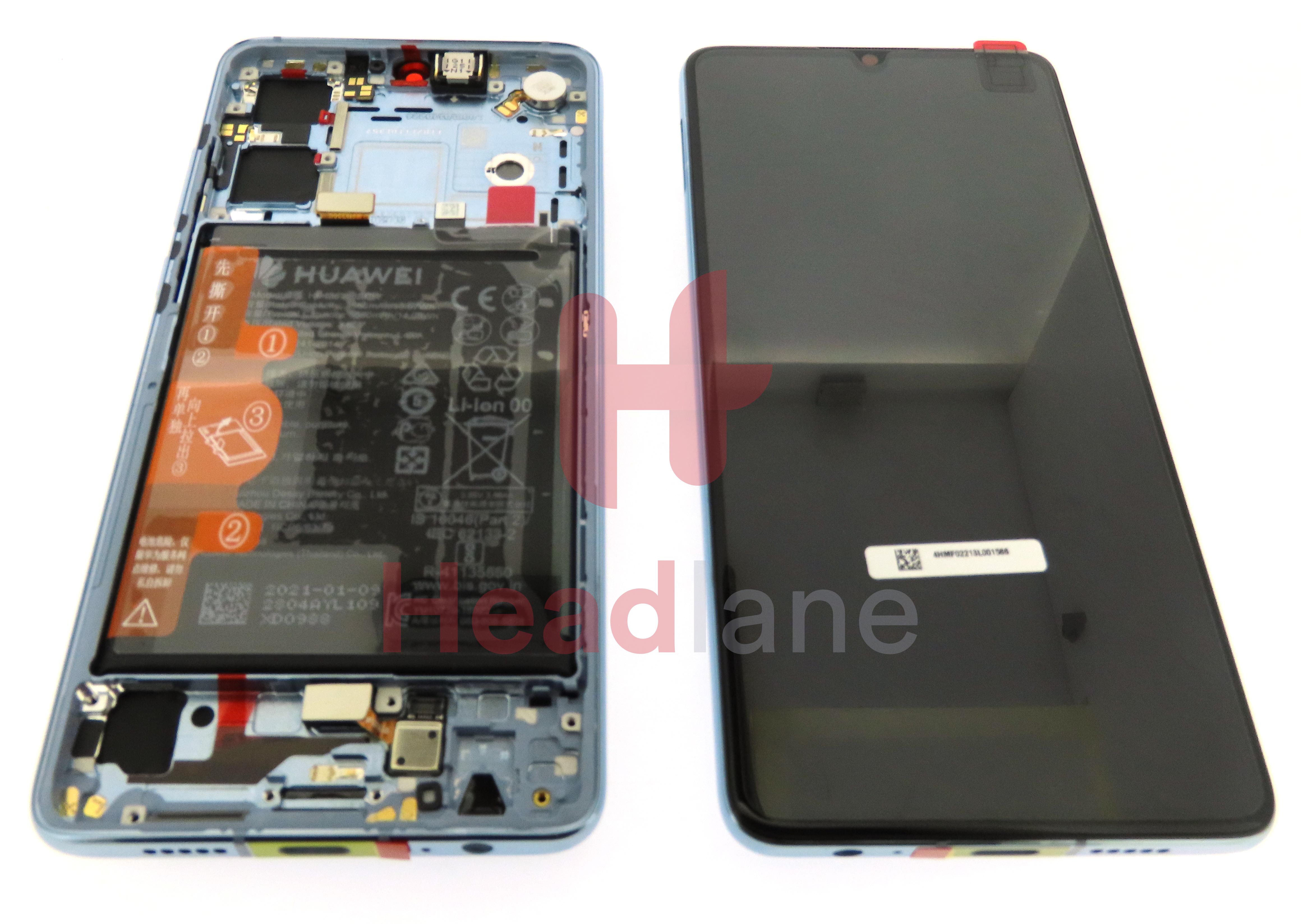 Huawei P30 LCD Display / Screen + Touch + Battery Assembly - Breathing Crystal (New Version)