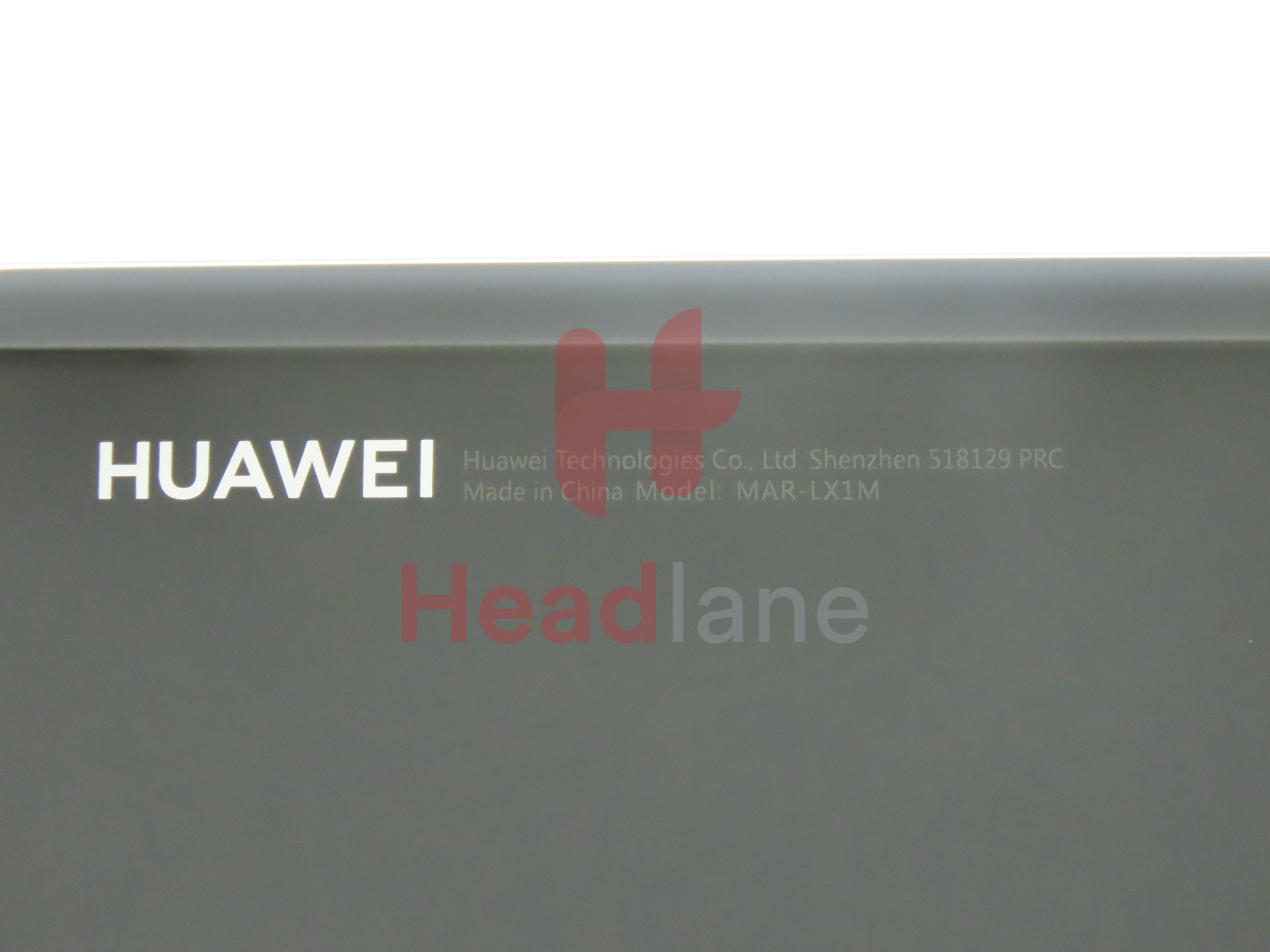 Huawei P30 Lite Back / Battery Cover + Fingerprint Sensor - Black (MAR-LX1M 24MP Rear Camera)