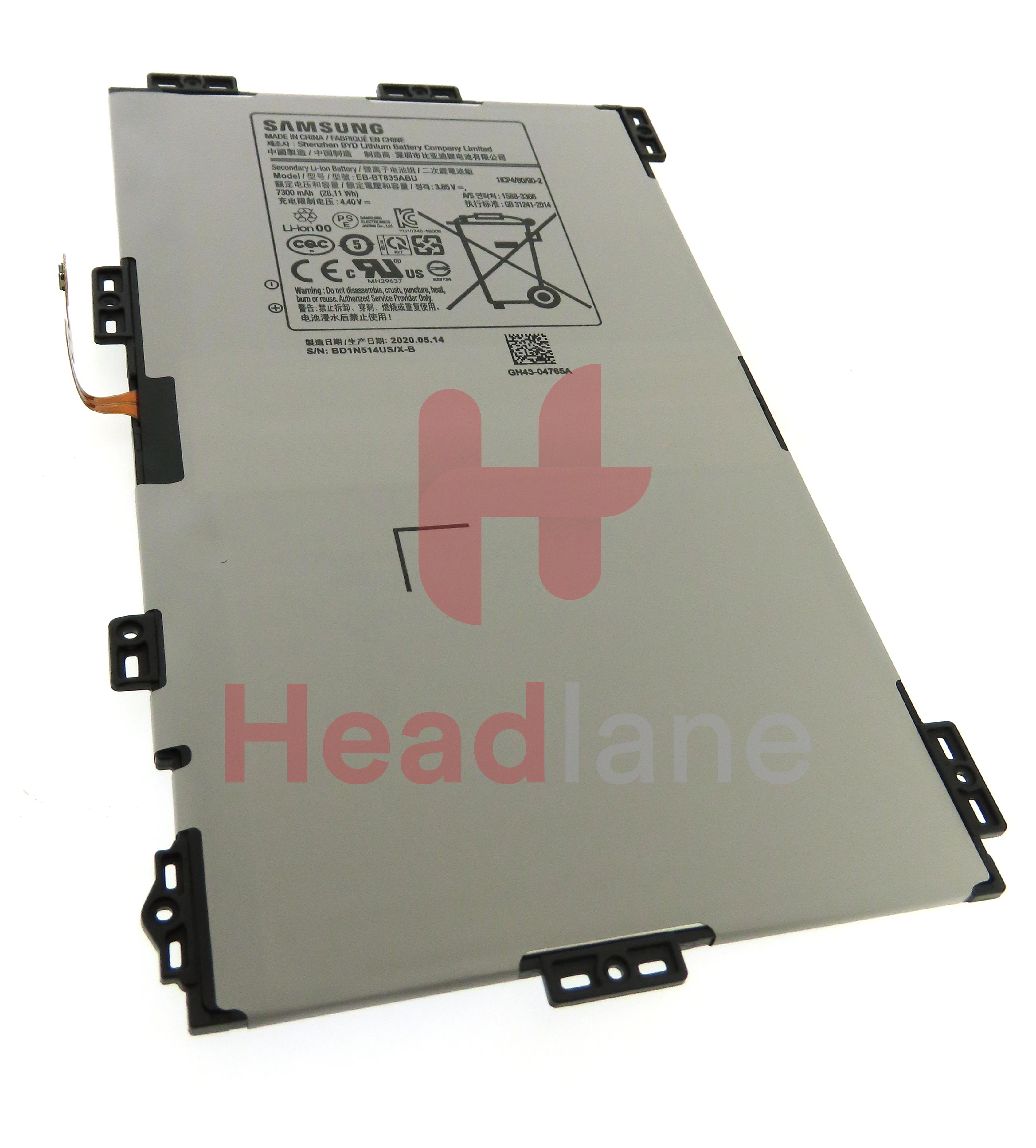 Samsung SM-T835 SM-T830 Galaxy Tab S4 10.5" EB-BT835ABU Internal Battery