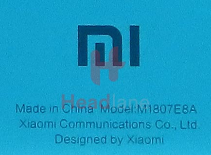 Xiaomi Mi 8 Pro Back / Battery Cover - Transparent Black