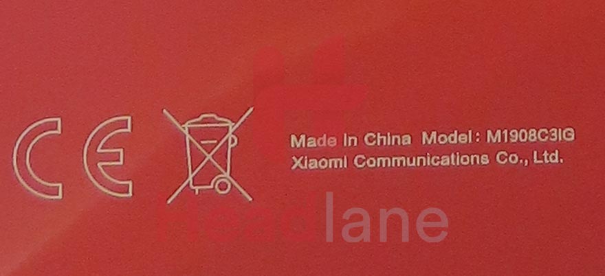 Xiaomi Redmi 8 Back / Battery Cover - Ruby Red